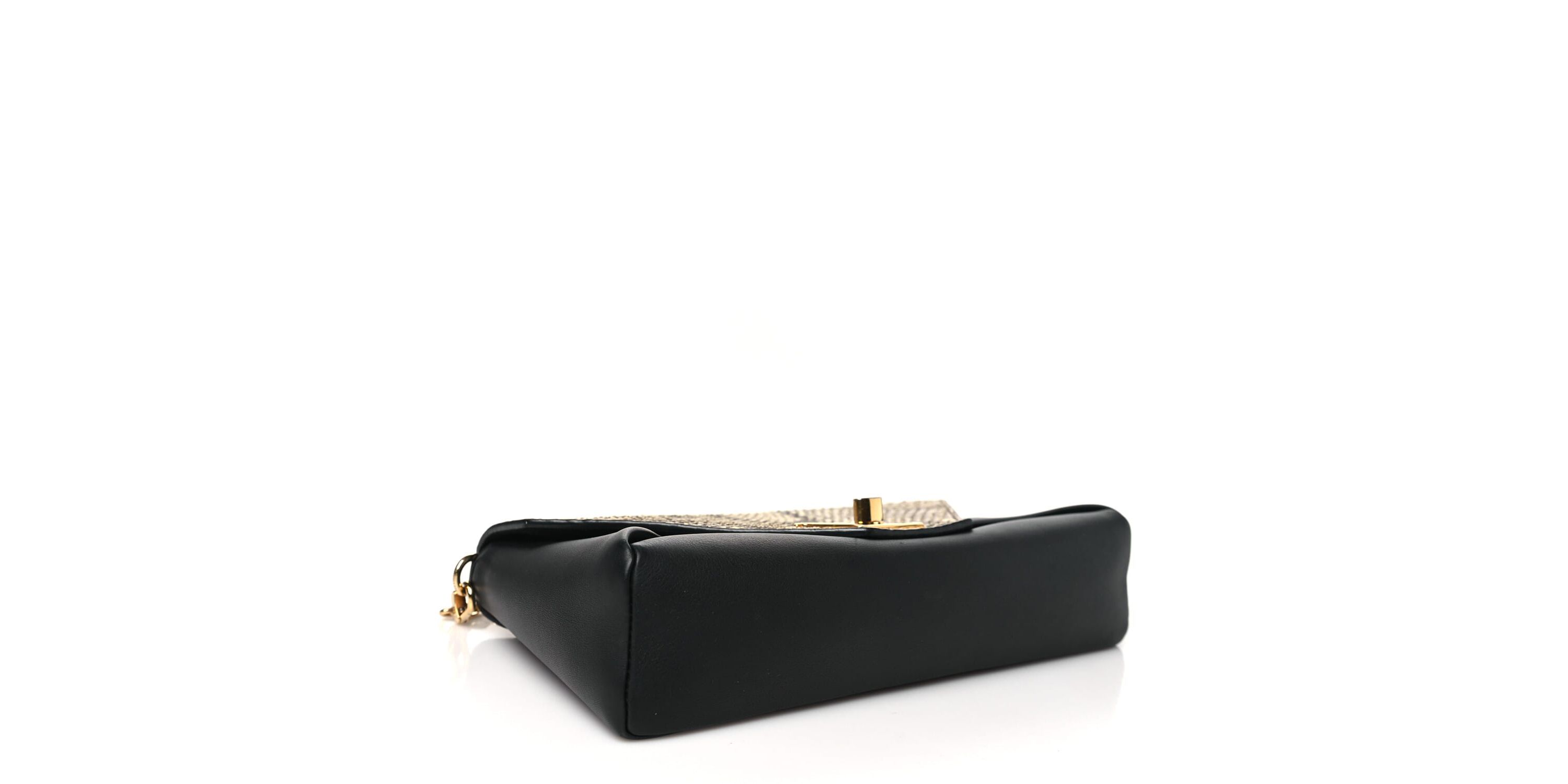 Louis Vuitton Snakeskin Calfskin Love Note Black -FINAL SALE NO RETURNS
