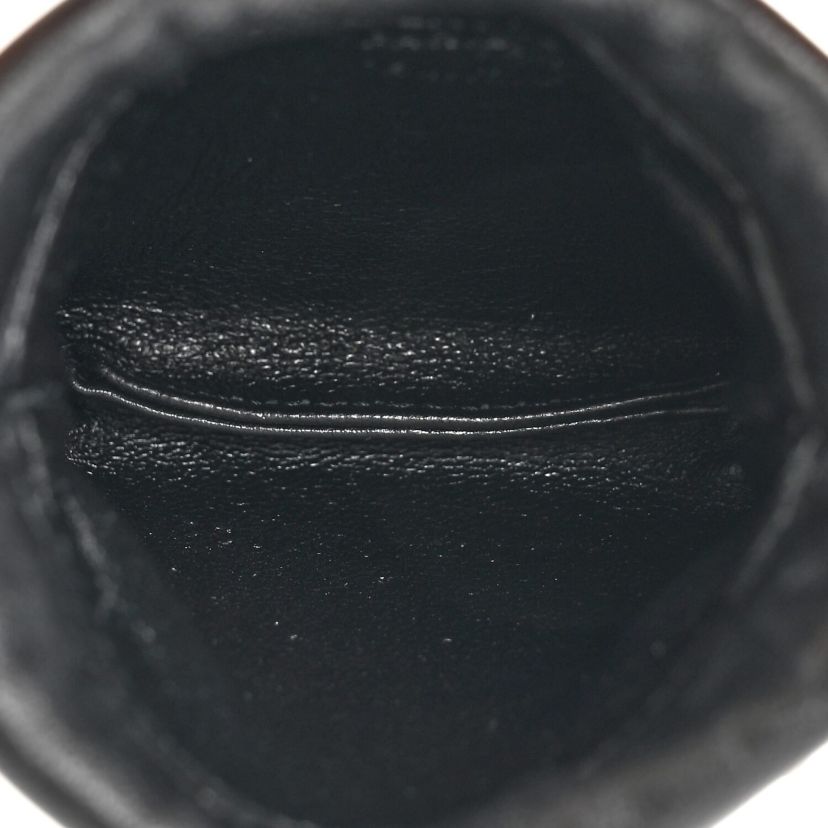Saint Laurent Lambskin AirPods Crossbody Pouch Black -FINAL SALE NO RETURNS
