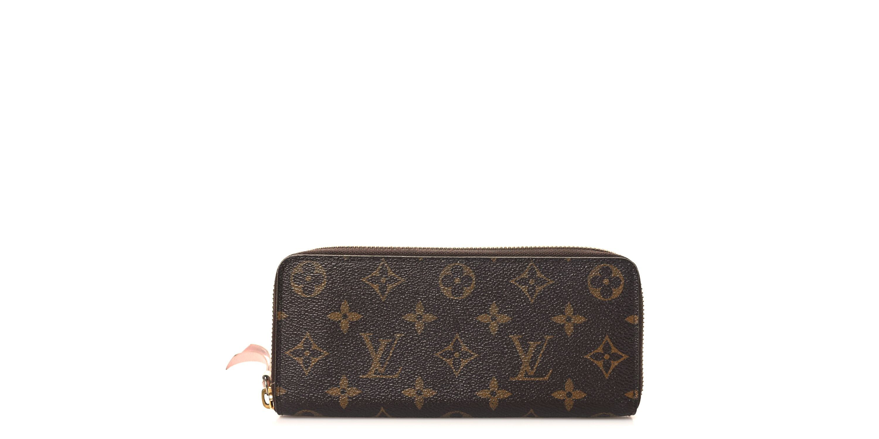 Louis Vuitton Monogram Clemence Wallet Rose Ballerine -FINAL SALE NO RETURNS