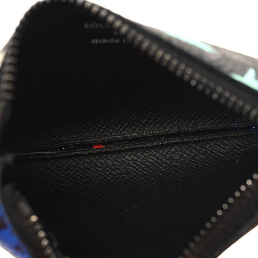 Louis Vuitton Monogram Eclipse LV Graffiti Key Pouch Multicolor -FINAL SALE NO RETURNS