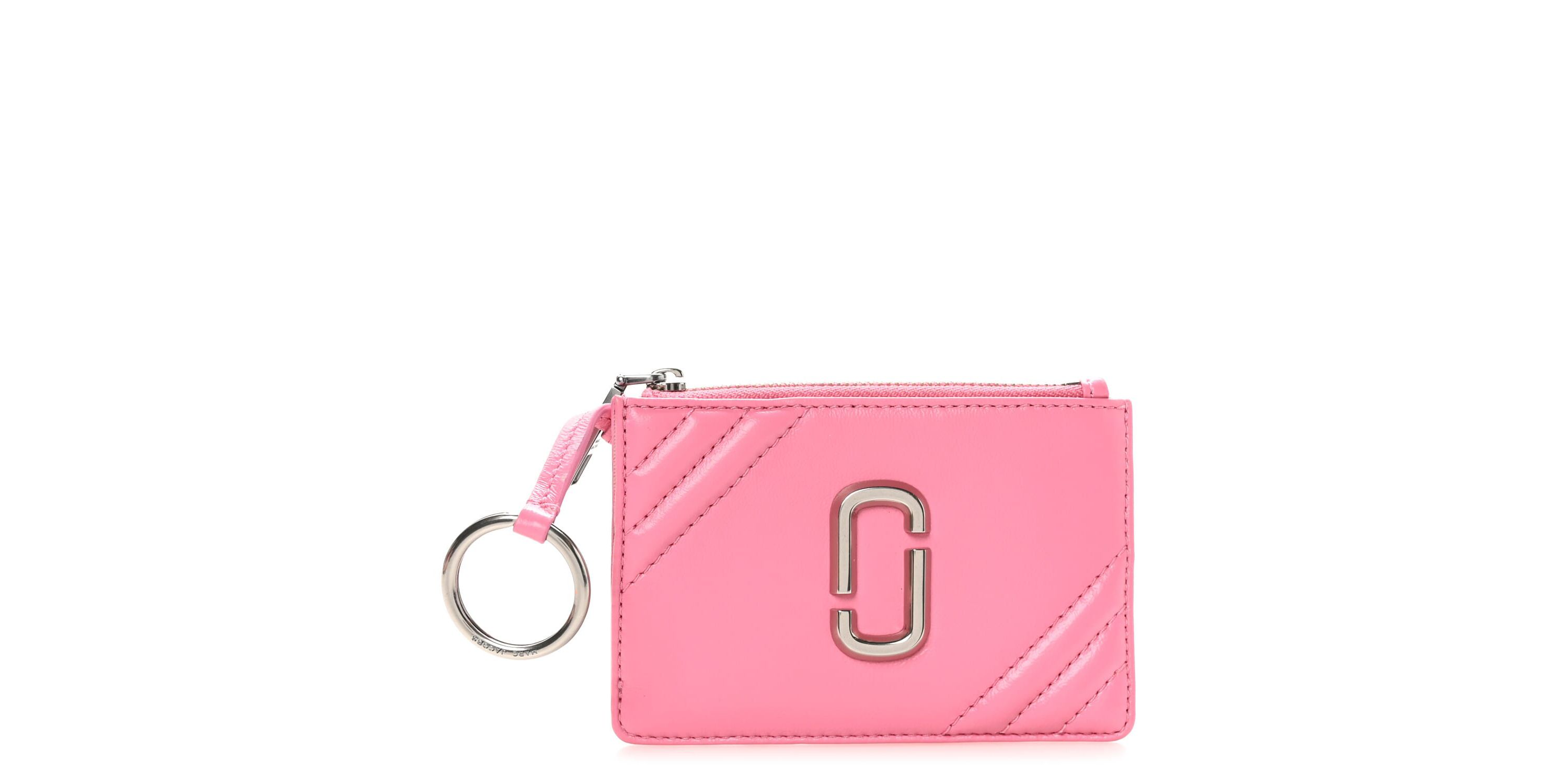Marc Jacobs Calfskin Glam Shot Top Zip Multi Wallet Morning Glory -FINAL SALE NO RETURNS