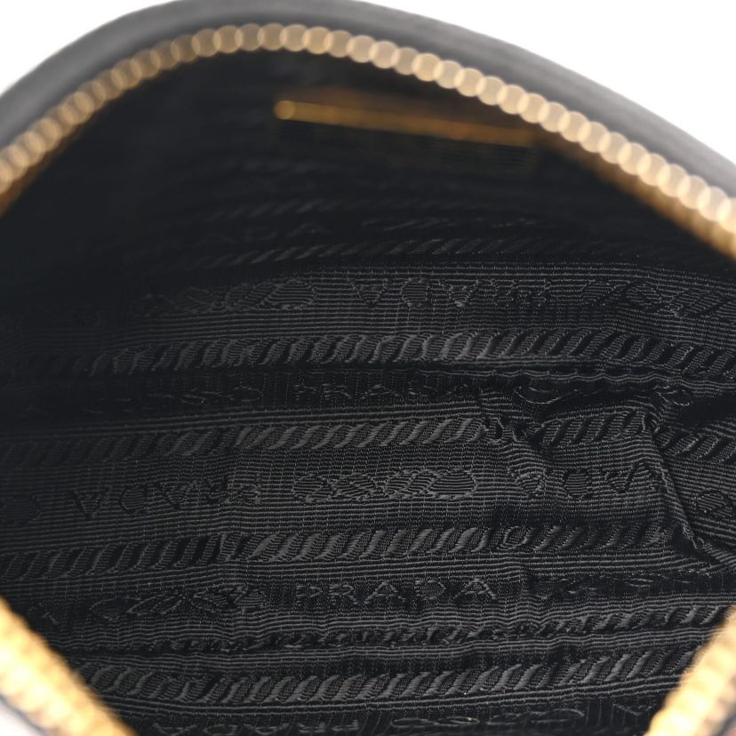 Prada Saffiano Lux Mini Shoulder Bag Black -FINAL SALE NO RETURNS