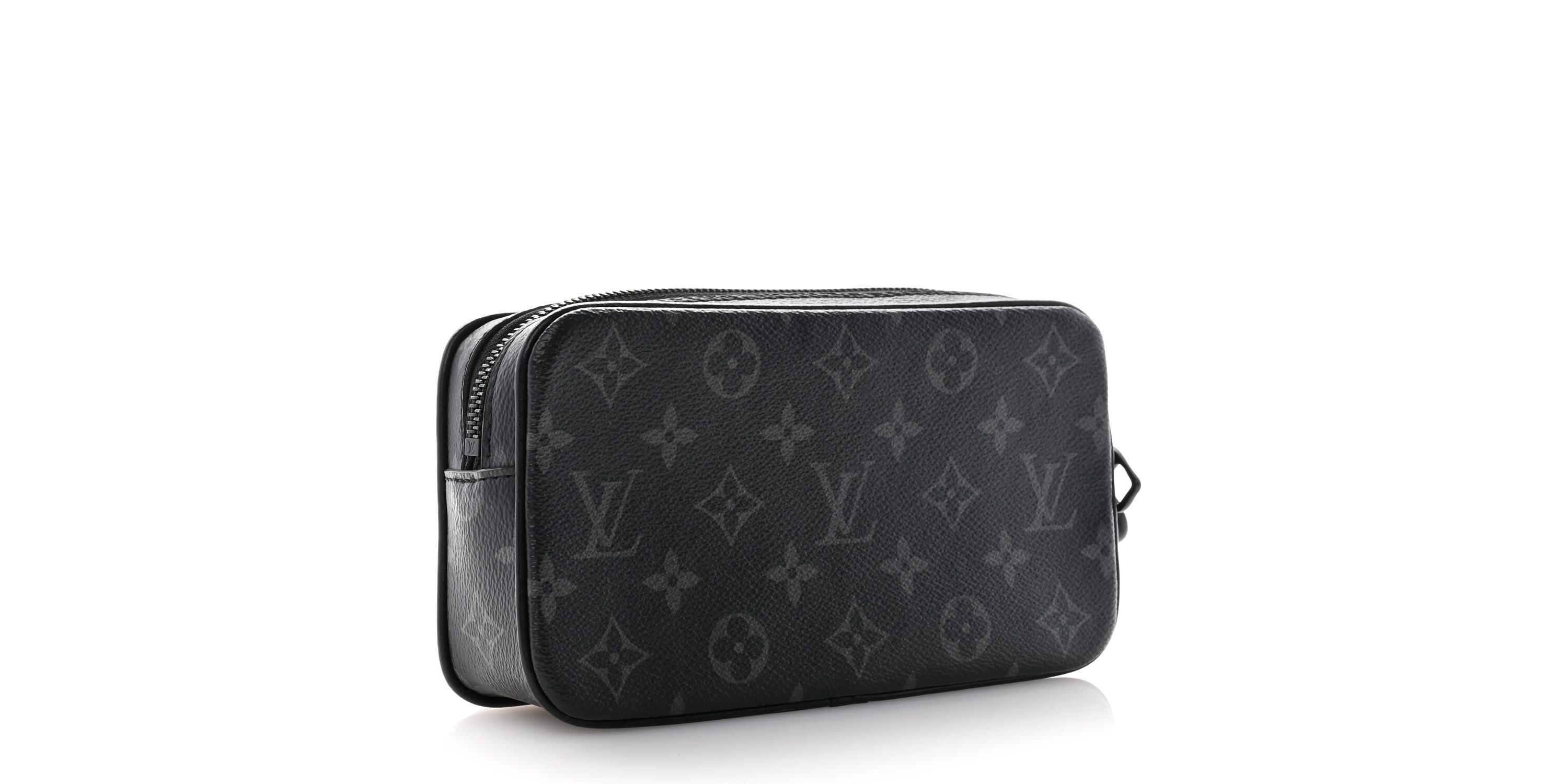 Louis Vuitton Monogram Eclipse Pochette Volga -FINAL SALE NO RETURNS