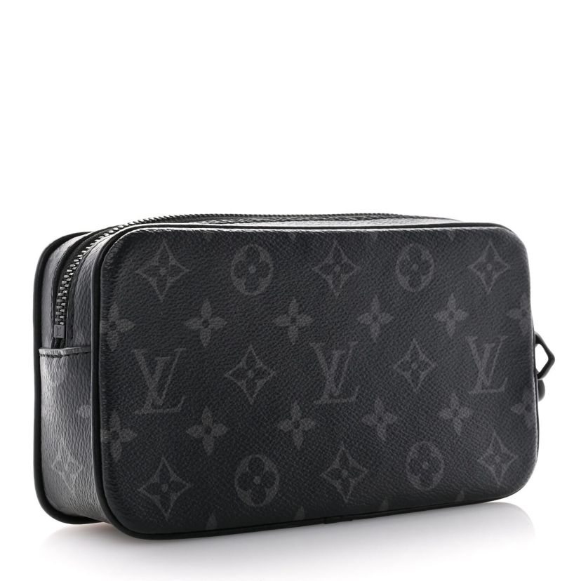 Louis Vuitton Monogram Eclipse Pochette Volga -FINAL SALE NO RETURNS