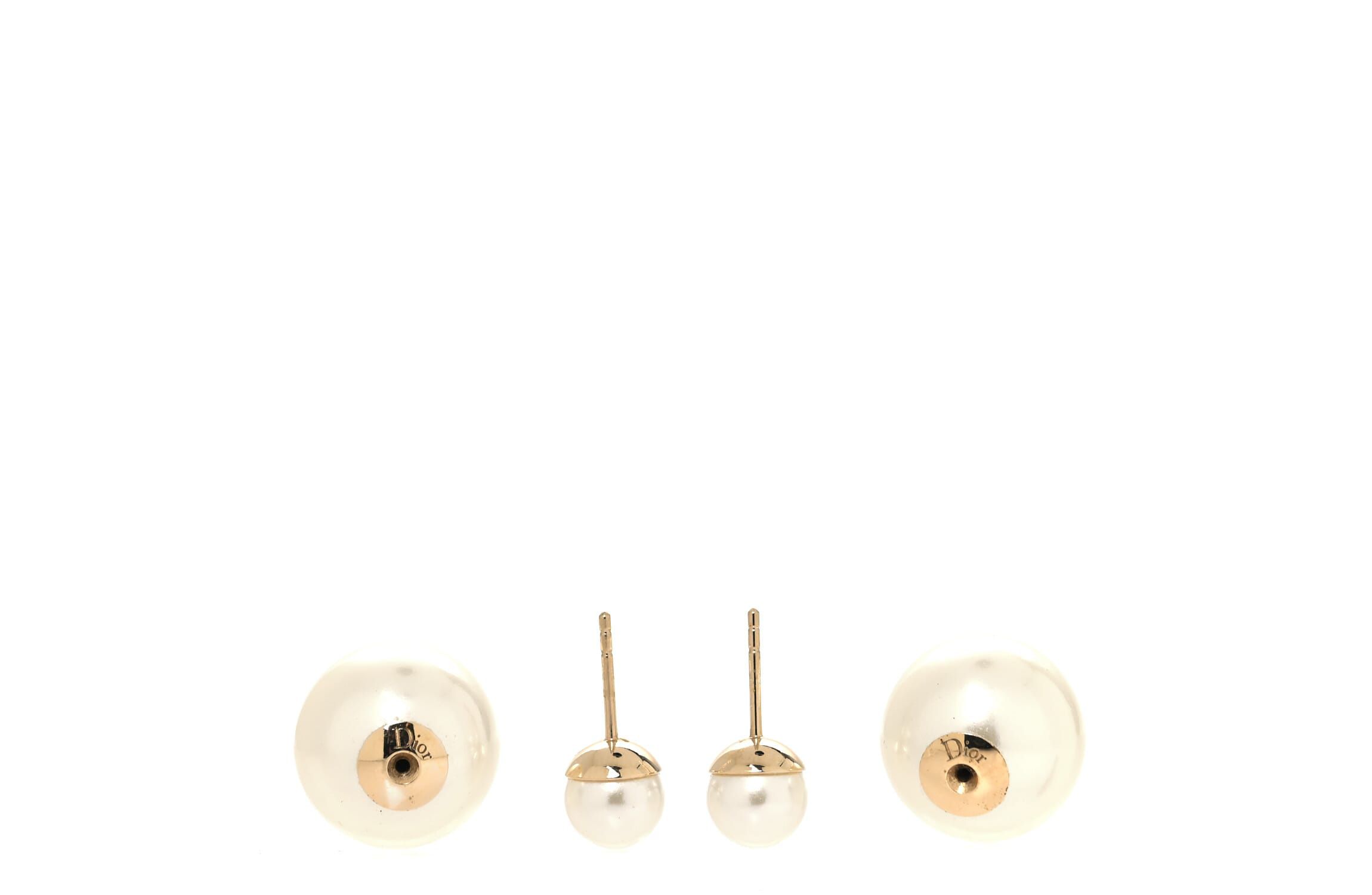 Dior Pearl Mise En Dior Tribal Earrings Gold -FINAL SALE NO RETURNS
