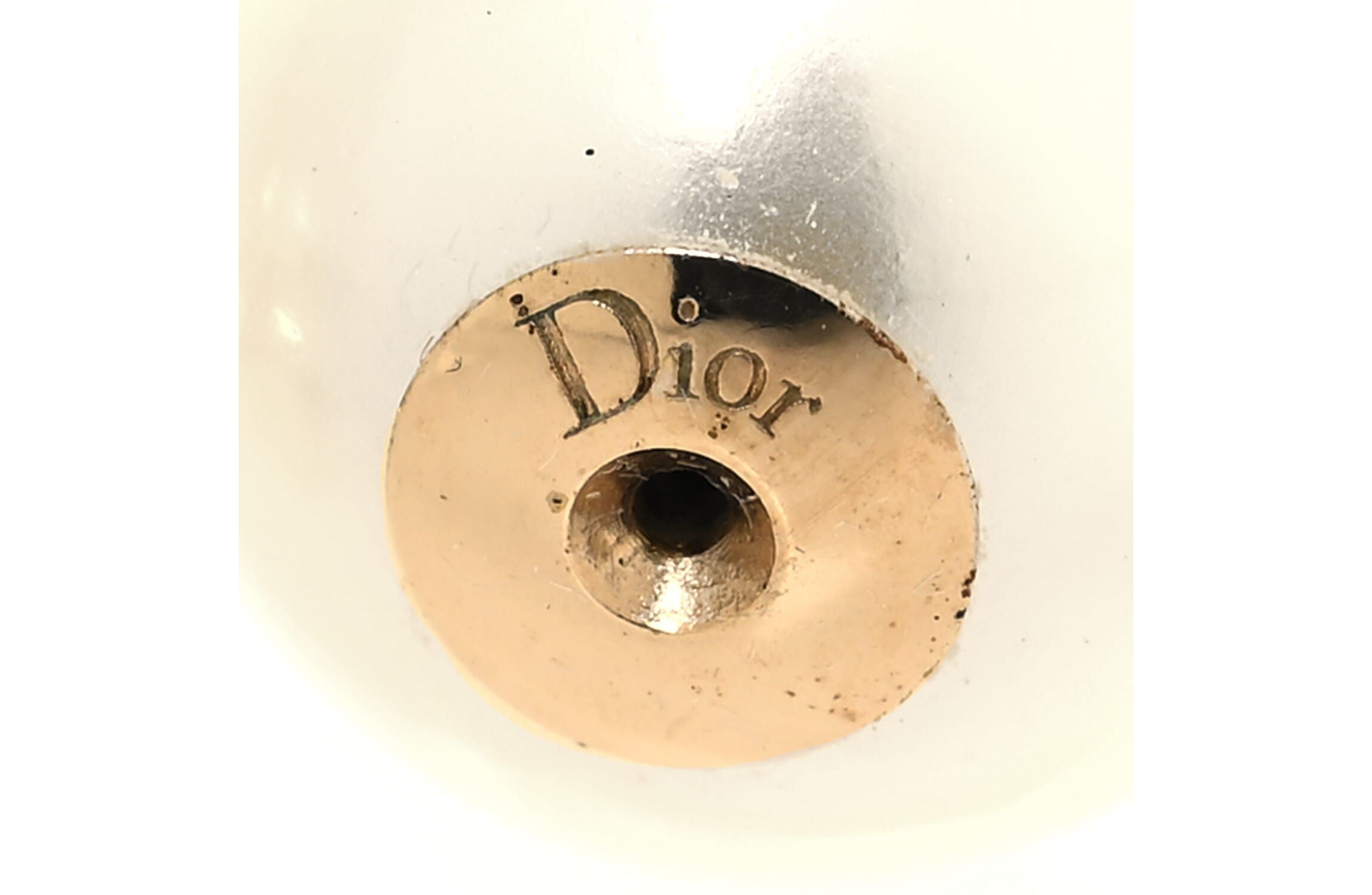 Dior Pearl Mise En Dior Tribal Earrings Gold -FINAL SALE NO RETURNS