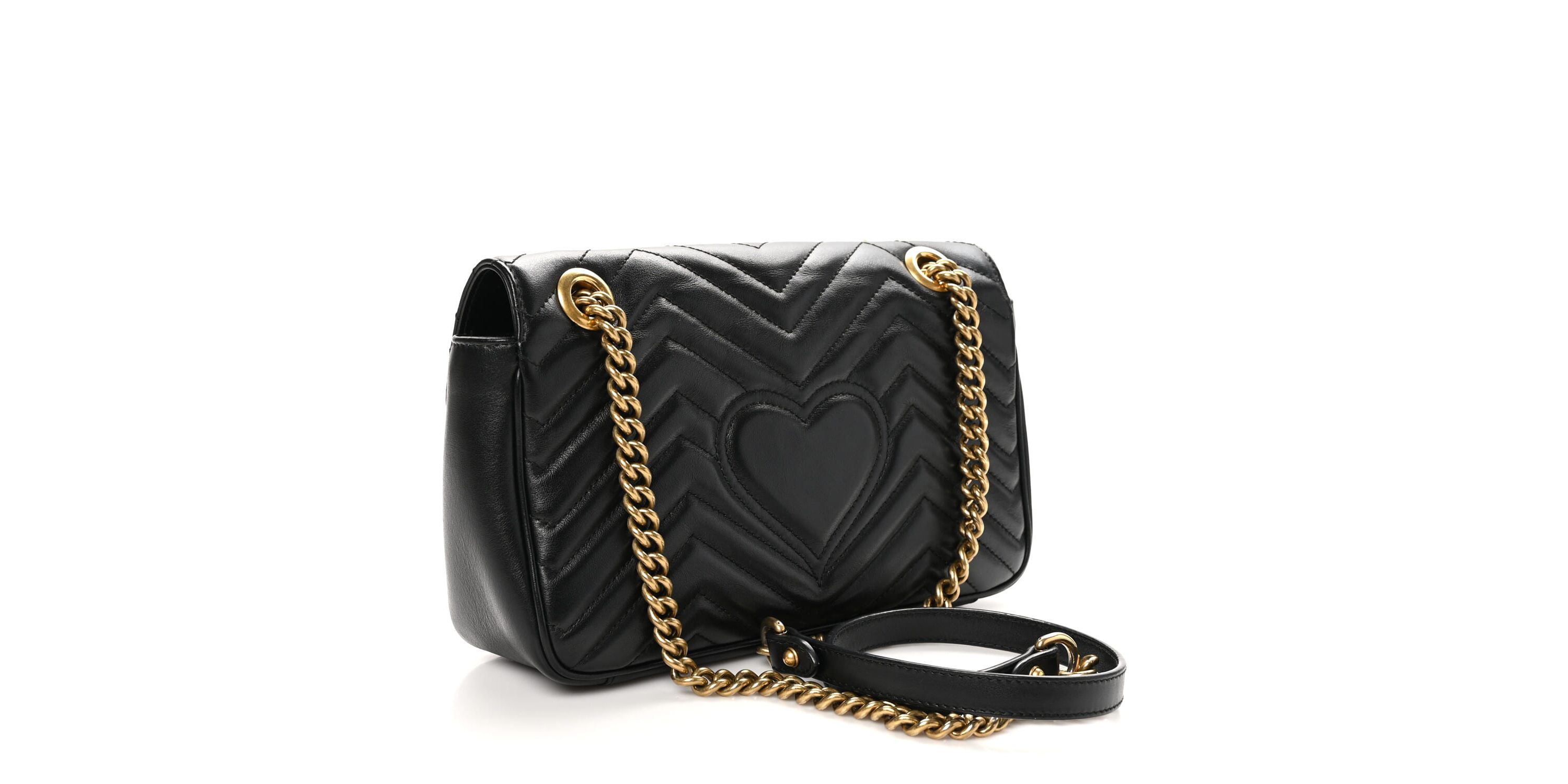 Gucci Calfskin Matelasse GG Marmont Shoulder Bag -FINAL SALE NO RETURNS