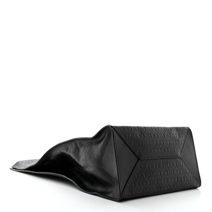 Saint Laurent Calfskin Monogram Deli Paper Bag Vintage Black -FINAL SALE NO RETURNS