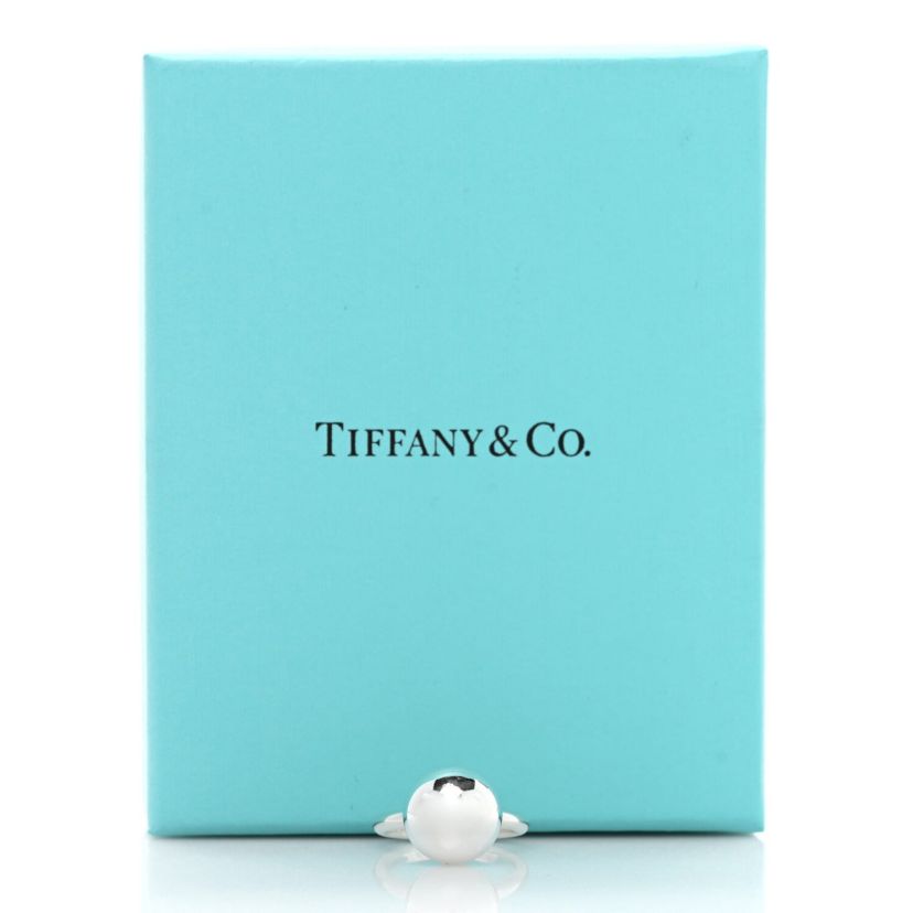 Tiffany Sterling Silver 12mm Hardwear Ball Ring 48 4.5 -FINAL SALE NO RETURNS