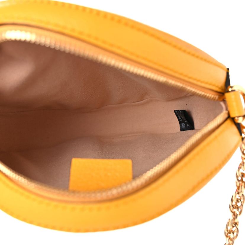 Gucci GG Supreme Monogram Web Mini Ophidia Round Shoulder Bag Brown -FINAL SALE NO RETURNS
