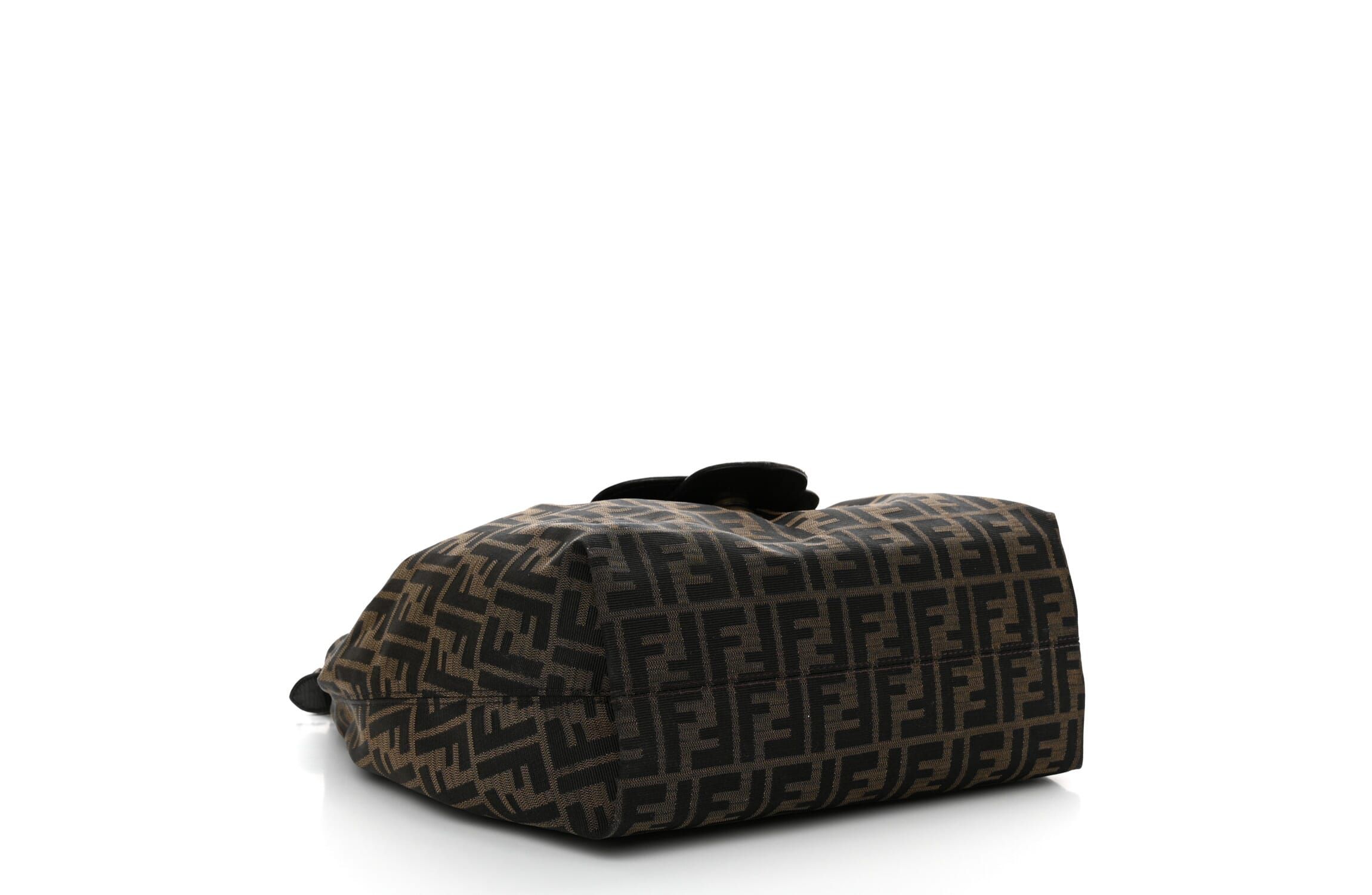 Fendi Zucca B Buckle Hobo Tobacco Castagna -FINAL SALE NO RETURNS