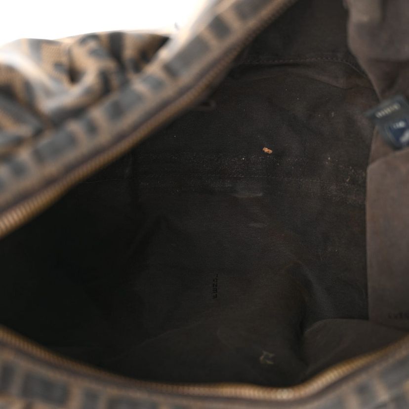 Fendi Zucca B Buckle Hobo Tobacco Castagna -FINAL SALE NO RETURNS
