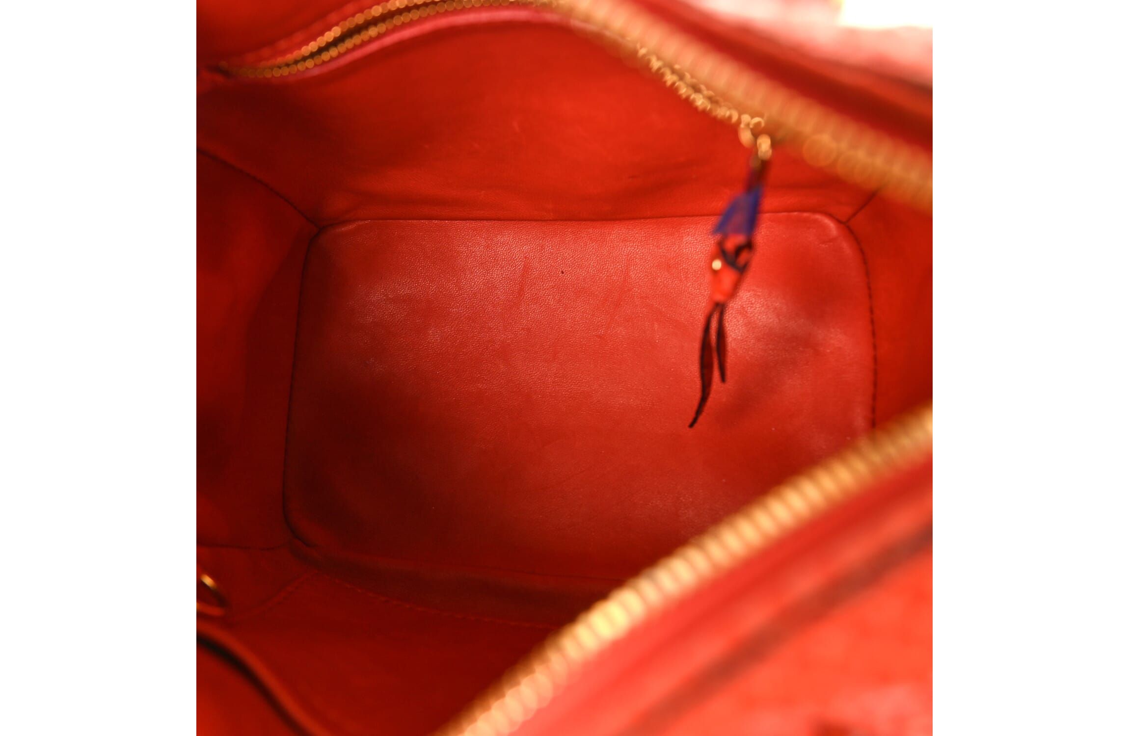 Louis Vuitton Snakeskin Embossed Monogram Speedy Bandouliere 20 Orient -FINAL SALE NO RETURNS