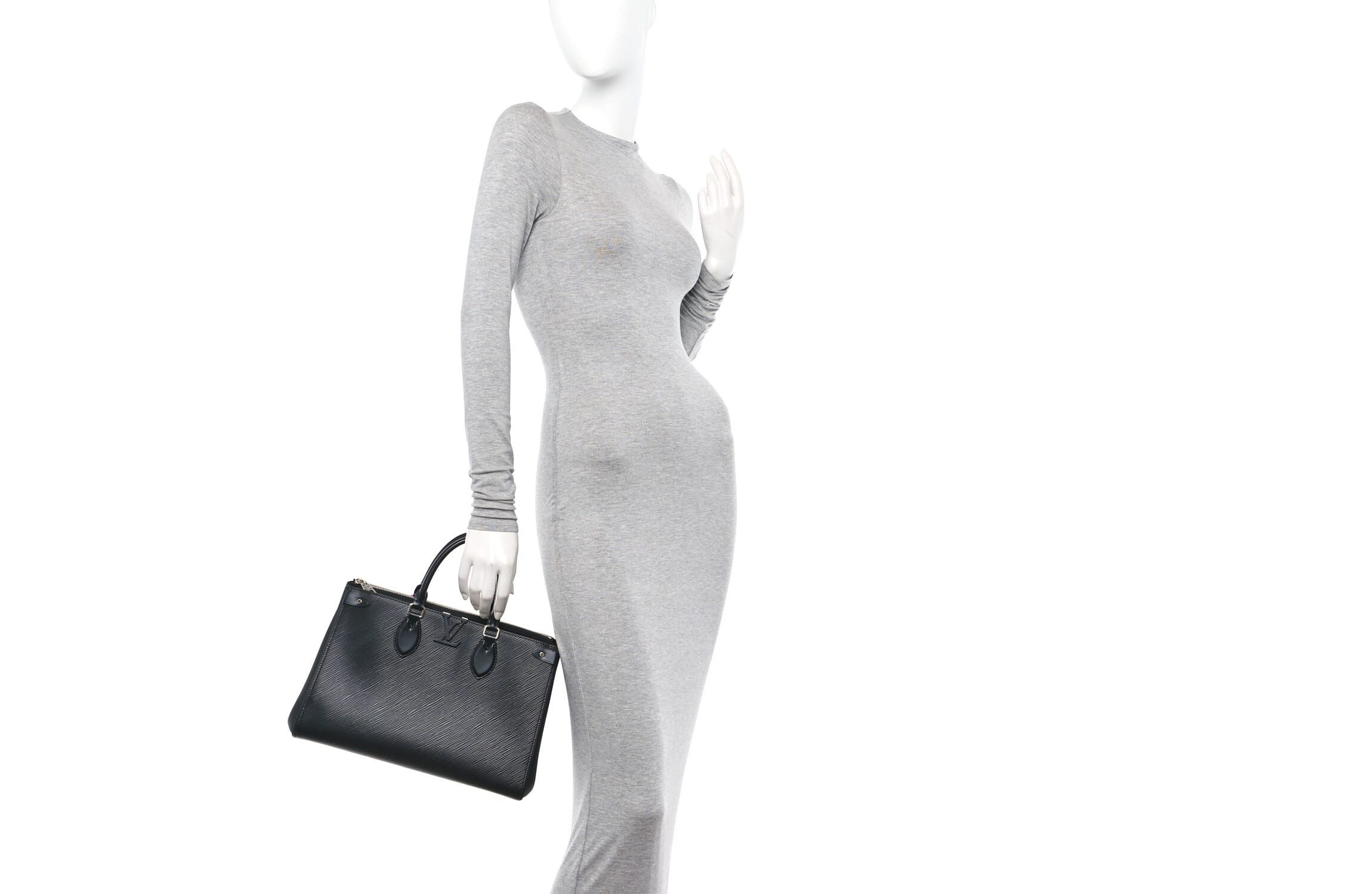 Louis Vuitton Epi Grenelle Tote MM Black -FINAL SALE NO RETURNS