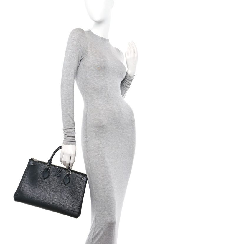 Louis Vuitton Epi Grenelle Tote MM Black -FINAL SALE NO RETURNS