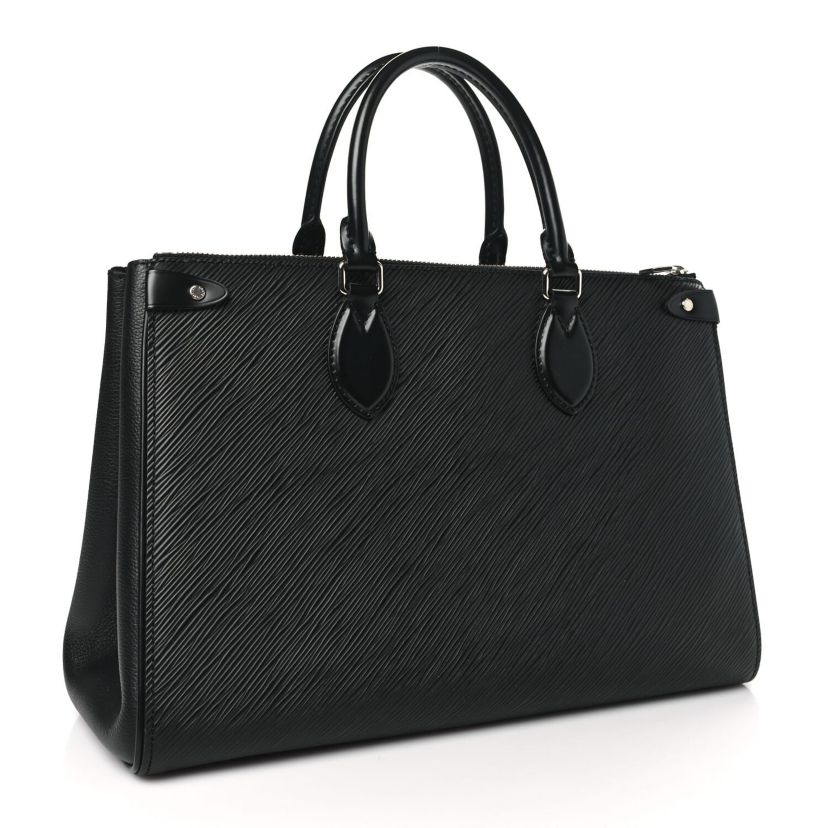 Louis Vuitton Epi Grenelle Tote MM Black -FINAL SALE NO RETURNS