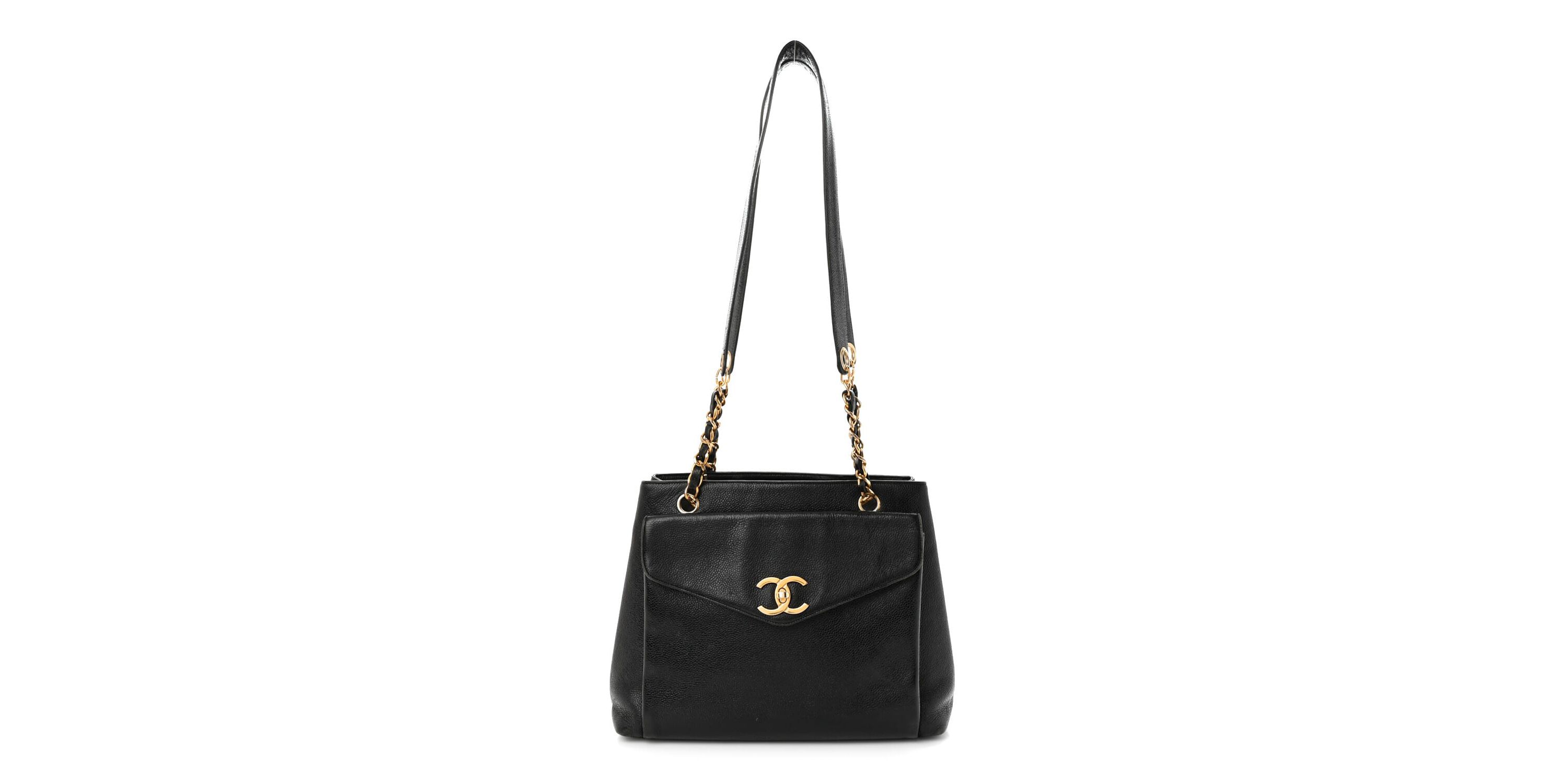 Chanel Caviar Flap Shoulder Bag Black -FINAL SALE NO RETURNS