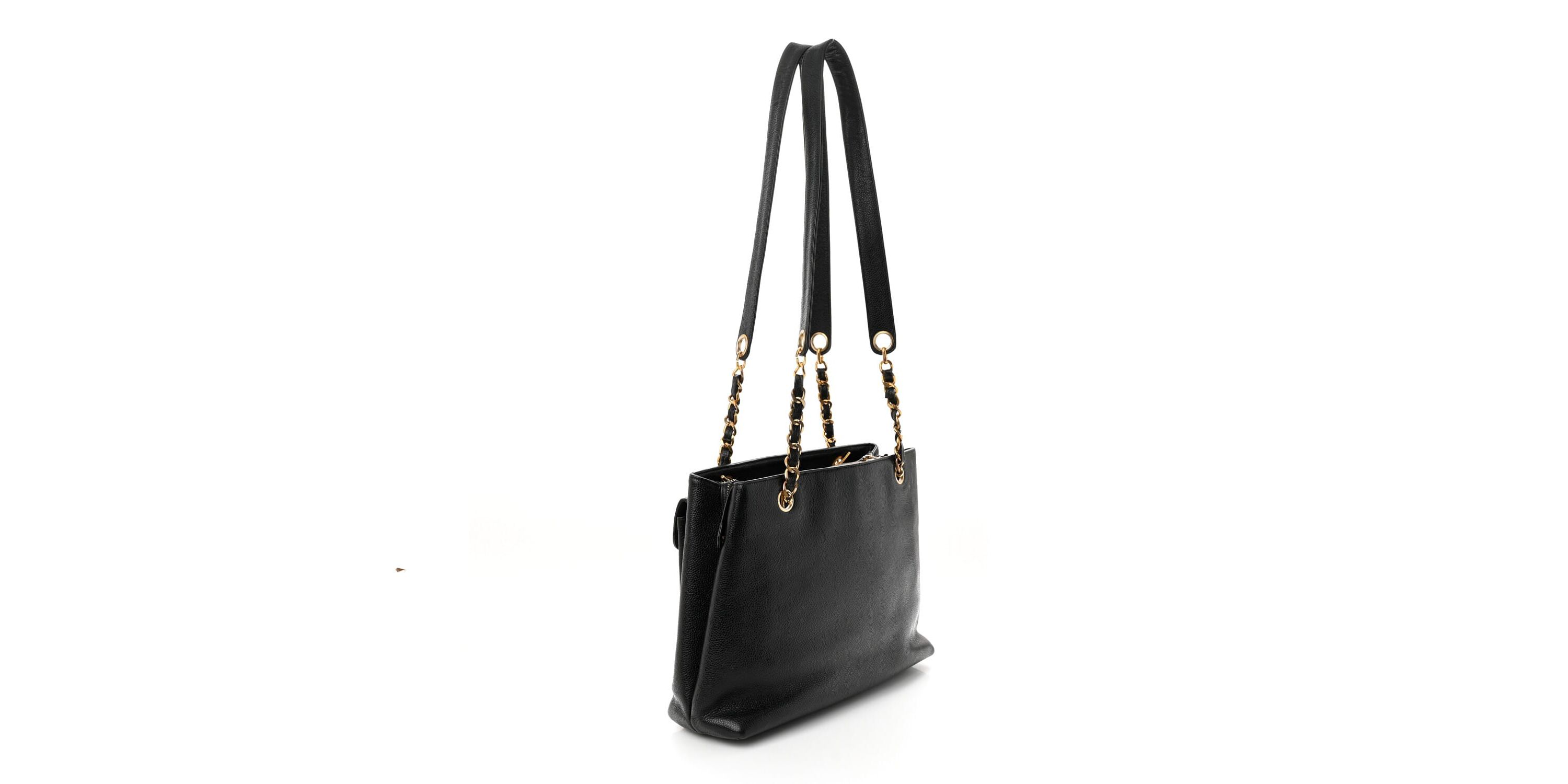Chanel Caviar Flap Shoulder Bag Black -FINAL SALE NO RETURNS
