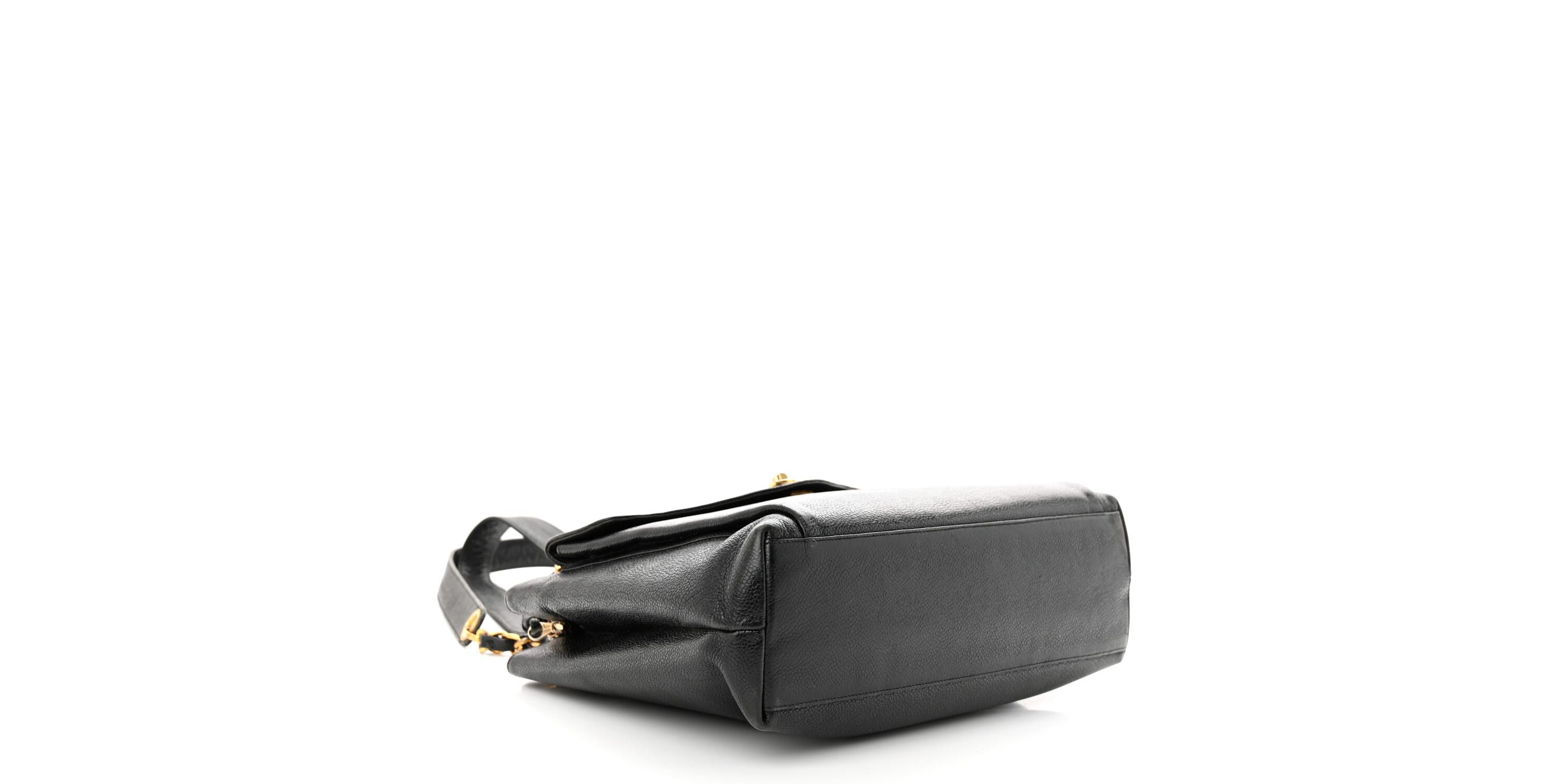 Chanel Caviar Flap Shoulder Bag Black -FINAL SALE NO RETURNS