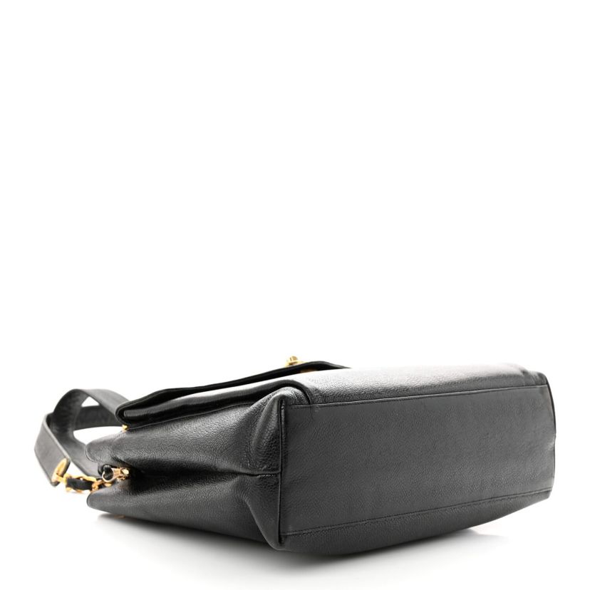 Chanel Caviar Flap Shoulder Bag Black -FINAL SALE NO RETURNS