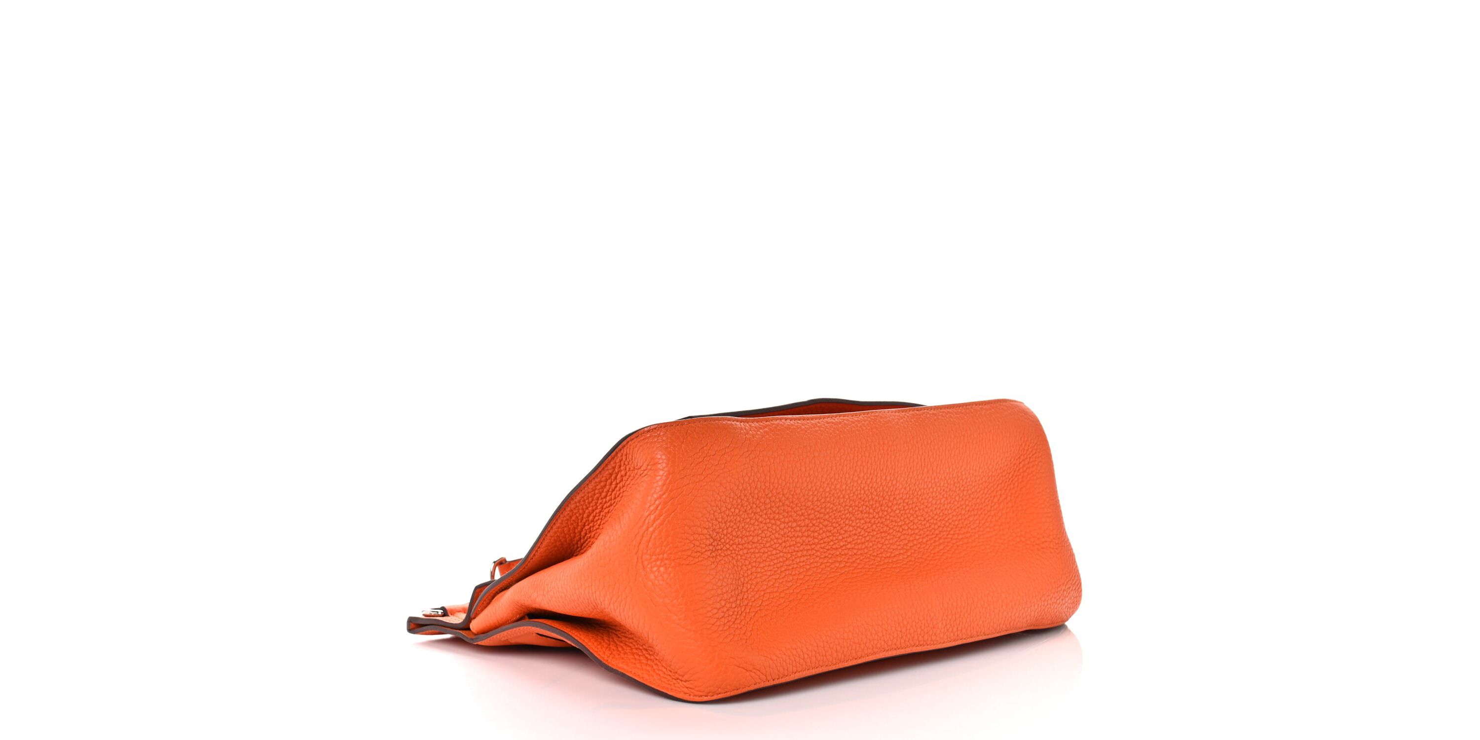 Hermes Taurillon Clemence Jypsiere 34 Etoupe -FINAL SALE NO RETURNS