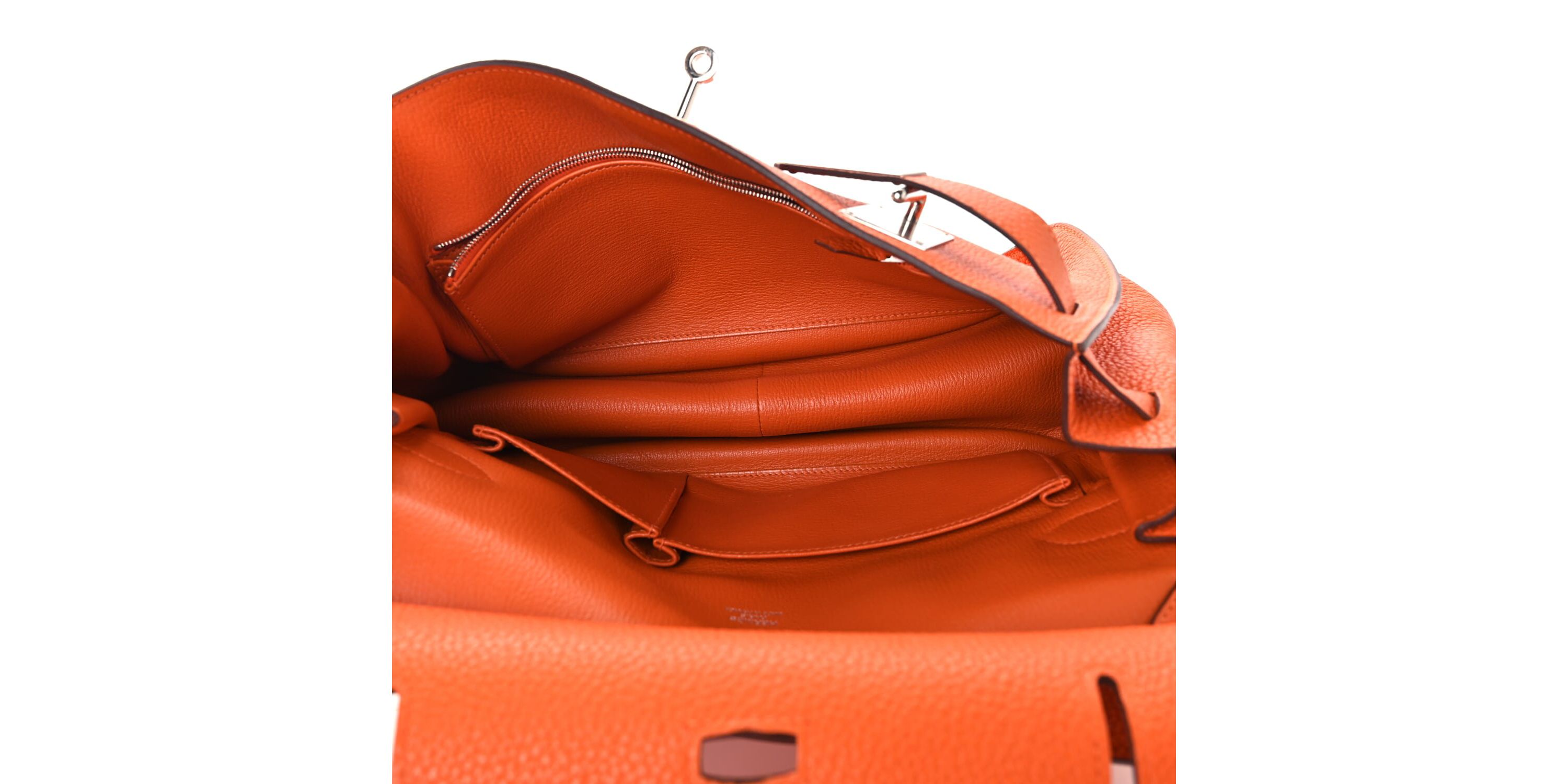 Hermes Taurillon Clemence Jypsiere 34 Etoupe -FINAL SALE NO RETURNS