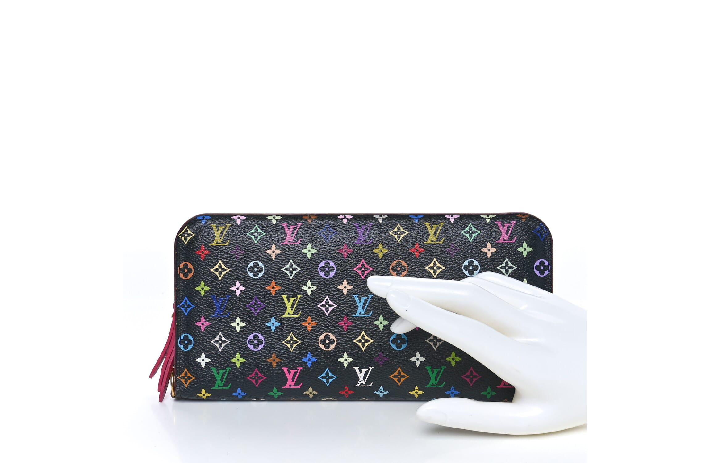 Louis Vuitton Monogram Multicolor Insolite Wallet Black Violet -FINAL SALE NO RETURNS