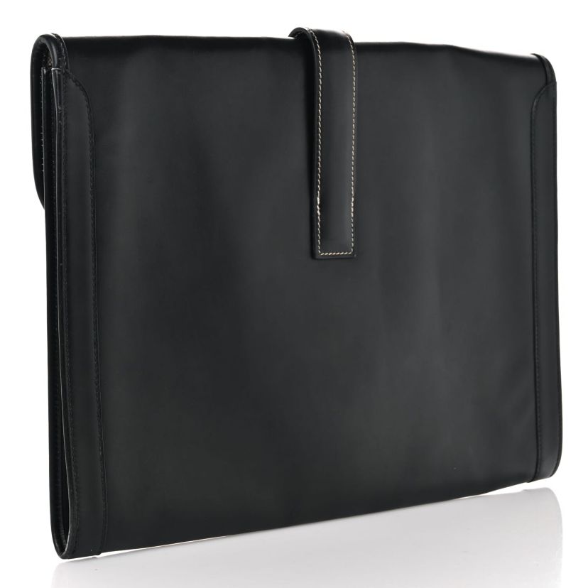 Hermes Jige Clutch Box Calf -FINAL SALE NO RETURNS
