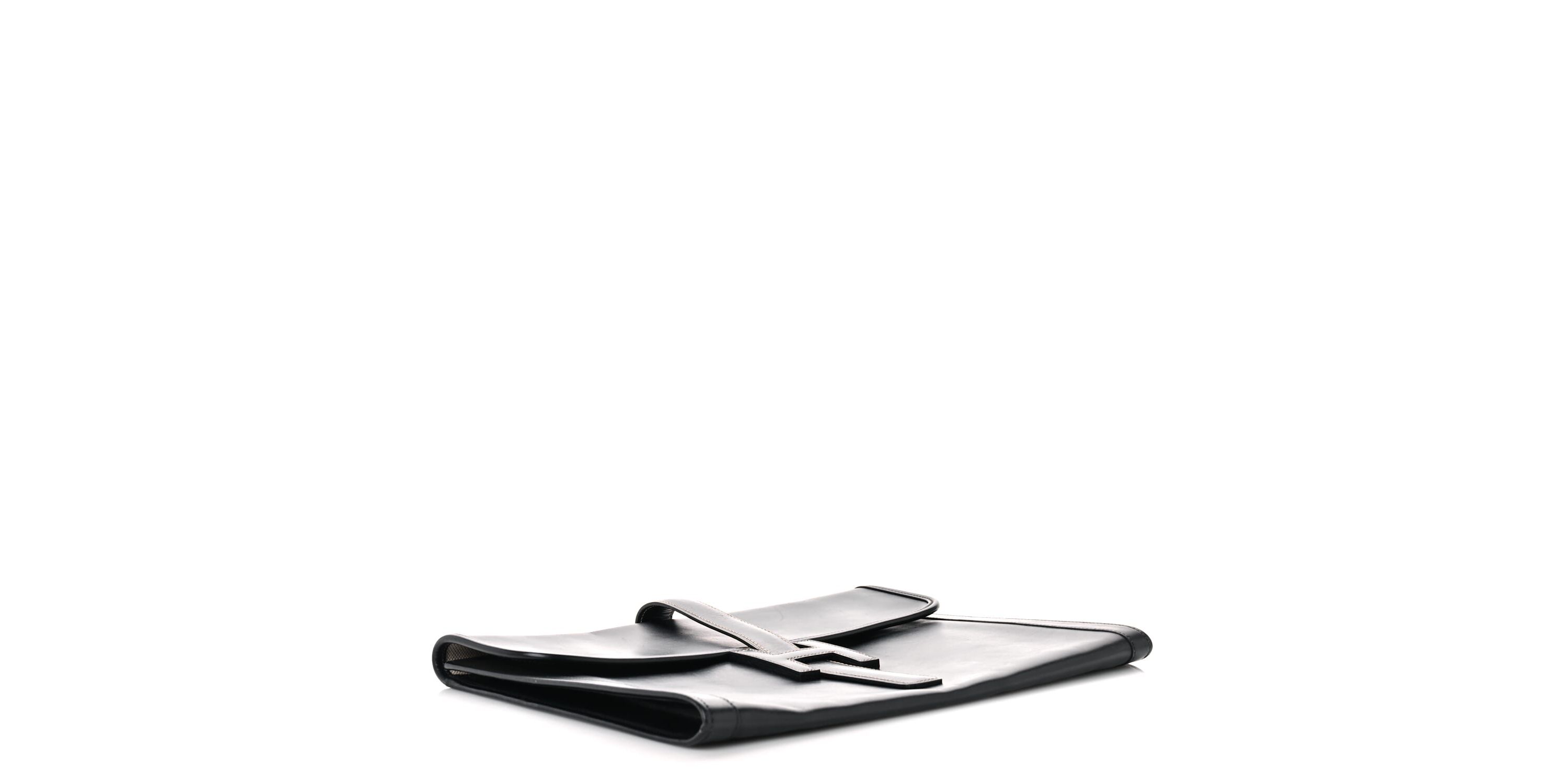 Hermes Jige Clutch Box Calf -FINAL SALE NO RETURNS