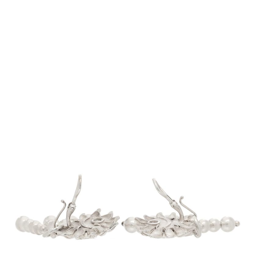 Tiffany Sterling Silver Sun Tassel Drop Clip-On Earrings -FINAL SALE NO RETURNS