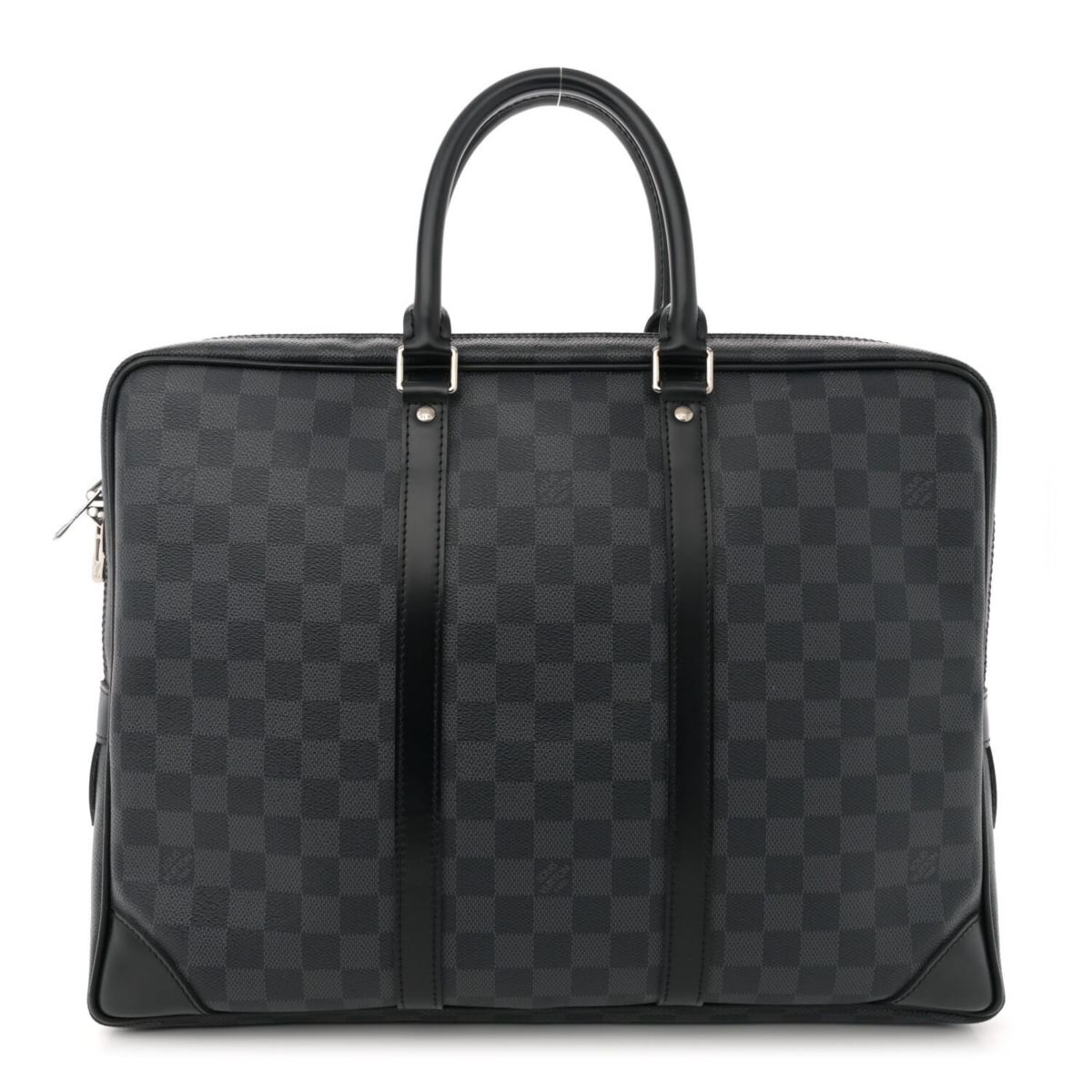 Louis Vuitton Porte-Documents Voyage no strap Damier Graphite Black Tote Bag -FINAL SALE NO RETURNS
