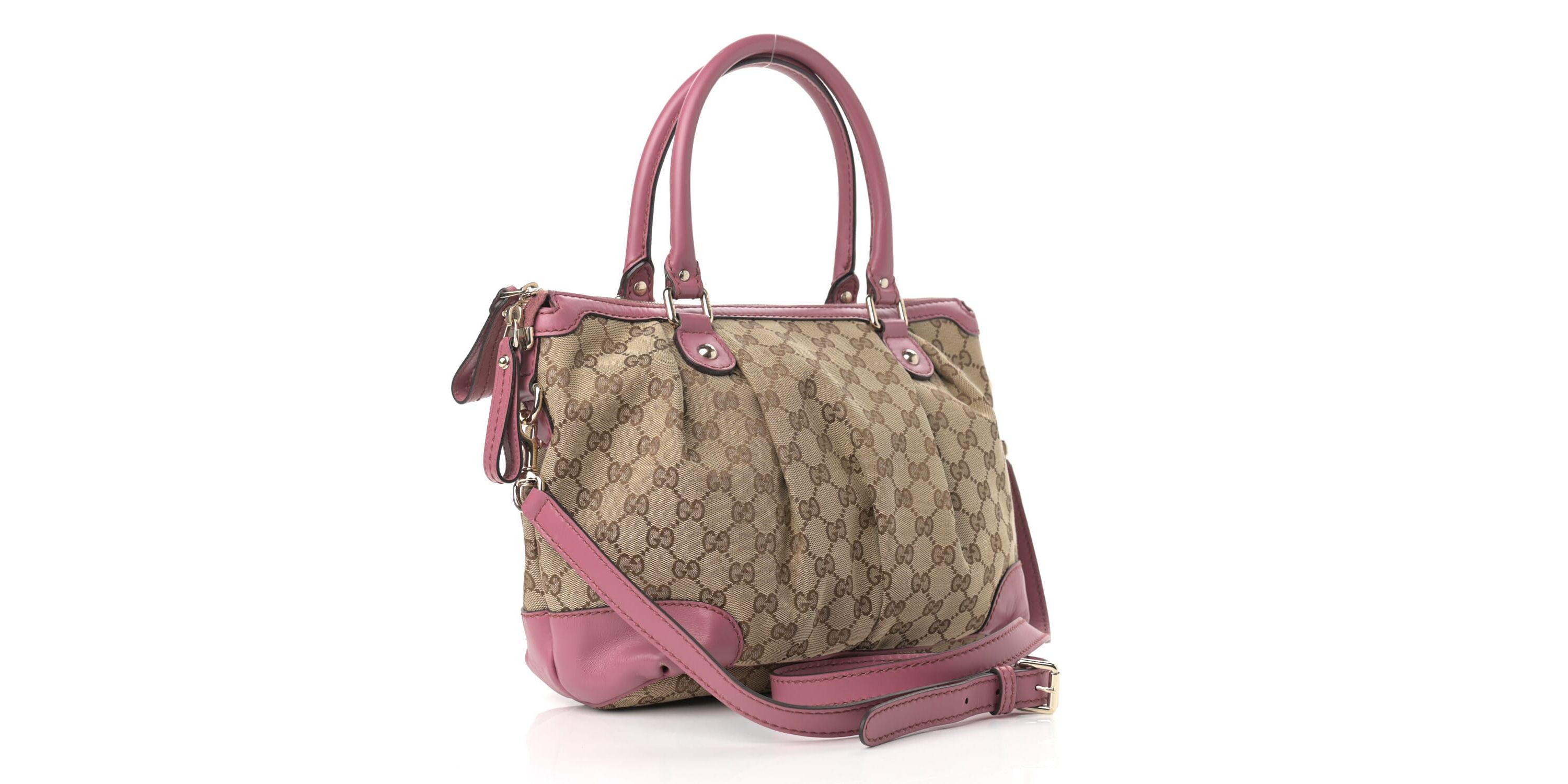 Gucci Sukey Tote Bag GG Canvas -FINAL SALE NO RETURNS