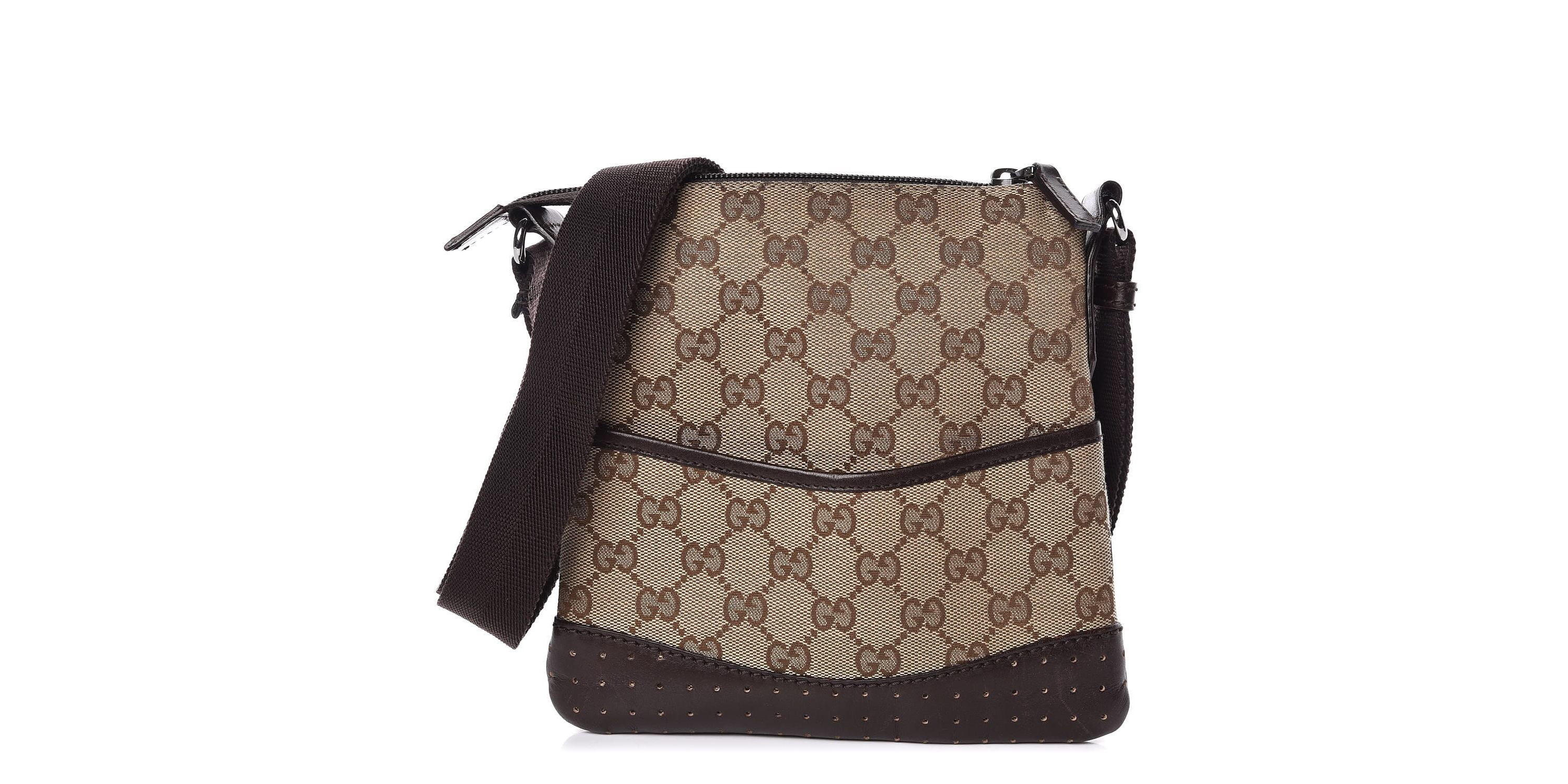 Gucci Crossbody Bag GG Canvas -FINAL SALE NO RETURNS