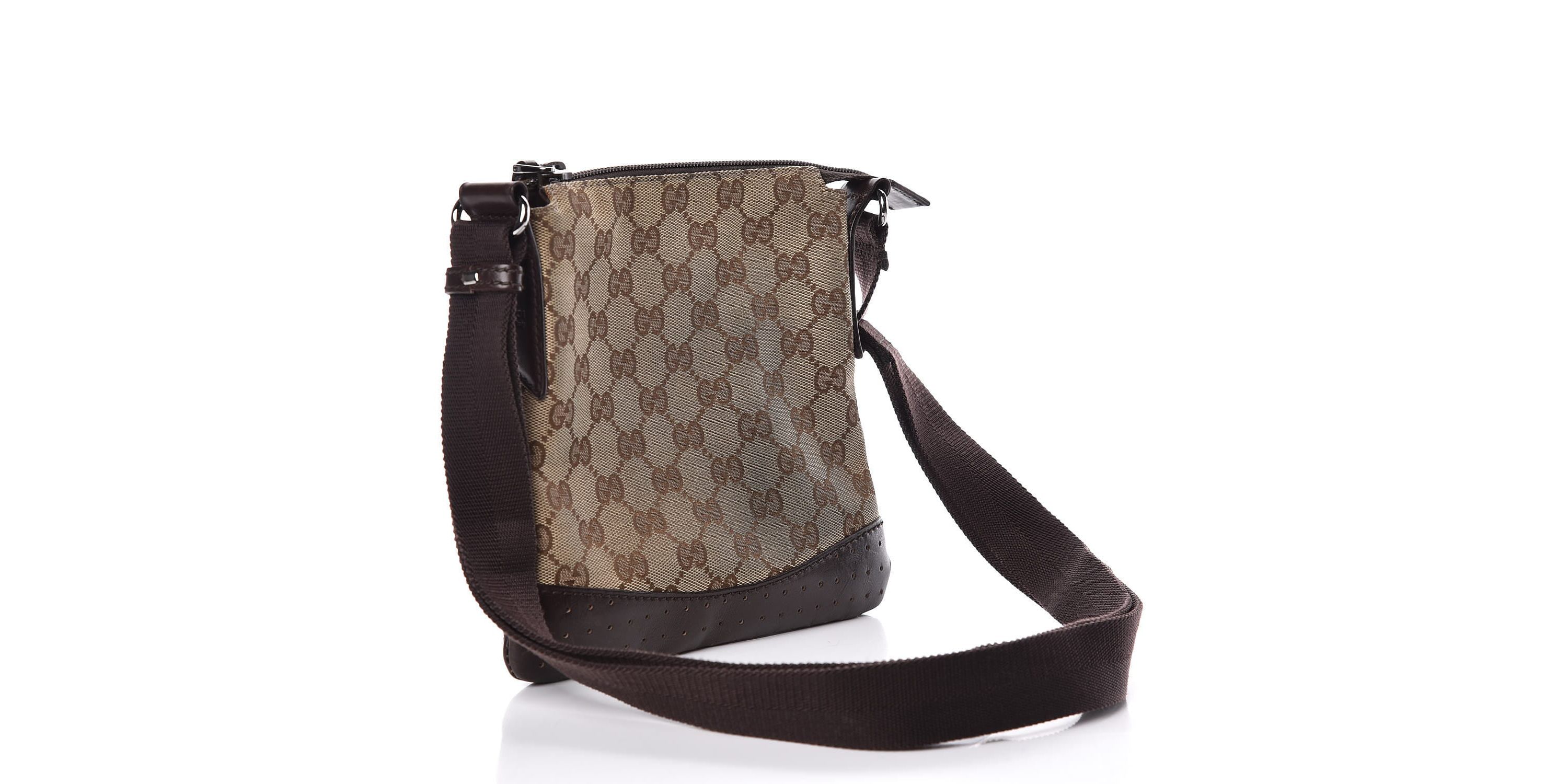 Gucci Crossbody Bag GG Canvas -FINAL SALE NO RETURNS