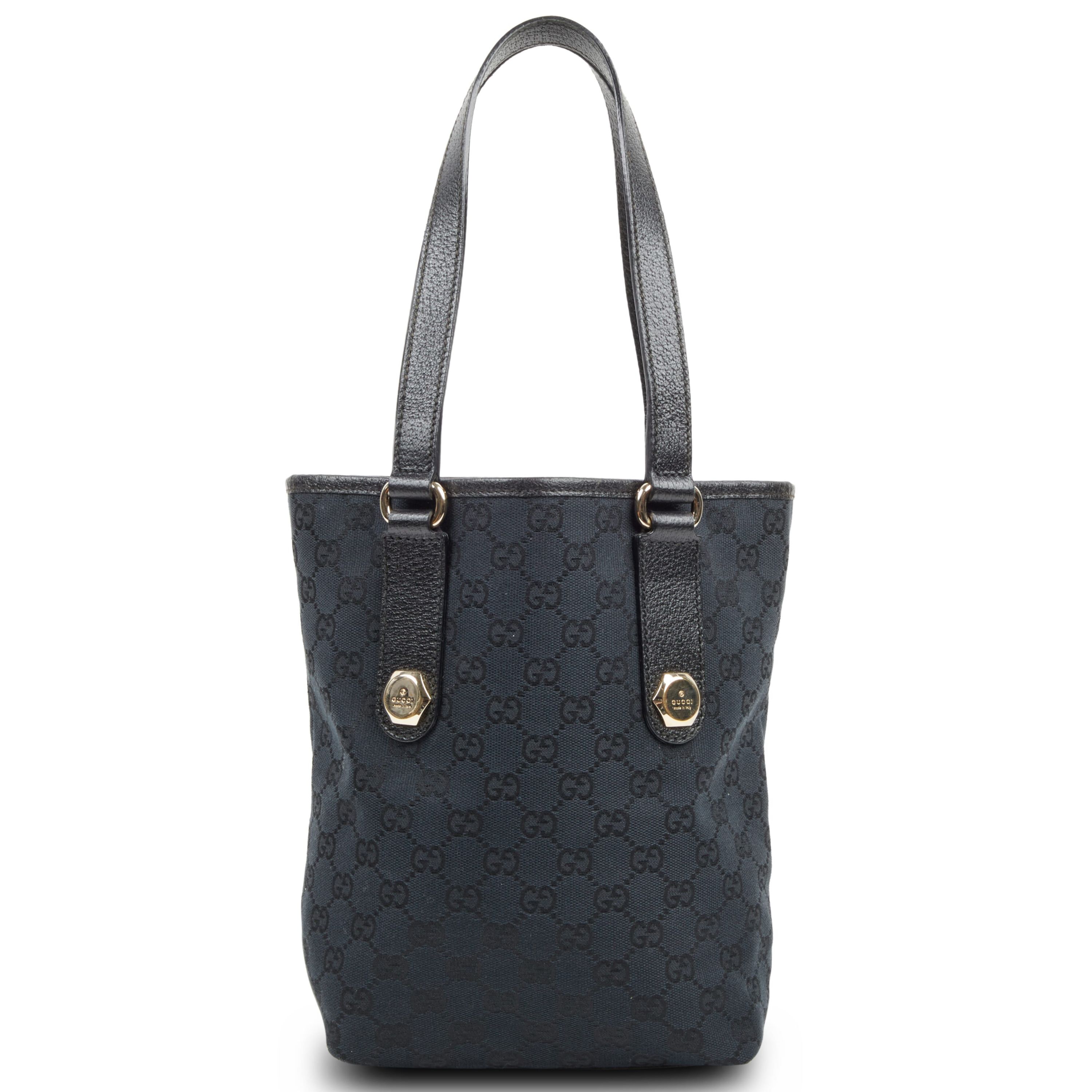 Gucci Charmy Tote Bag GG Canvas -FINAL SALE NO RETURNS