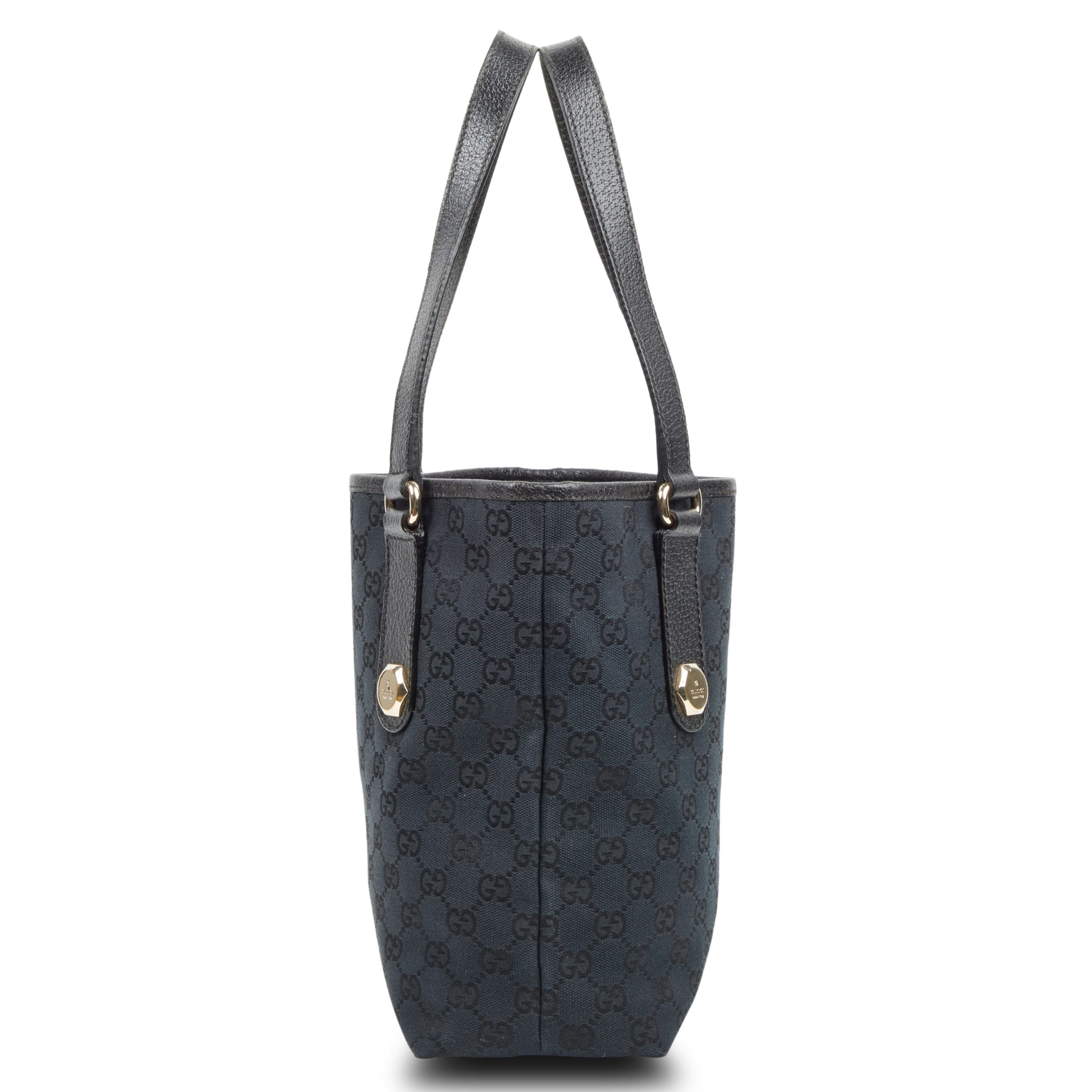 Gucci Charmy Tote Bag GG Canvas -FINAL SALE NO RETURNS