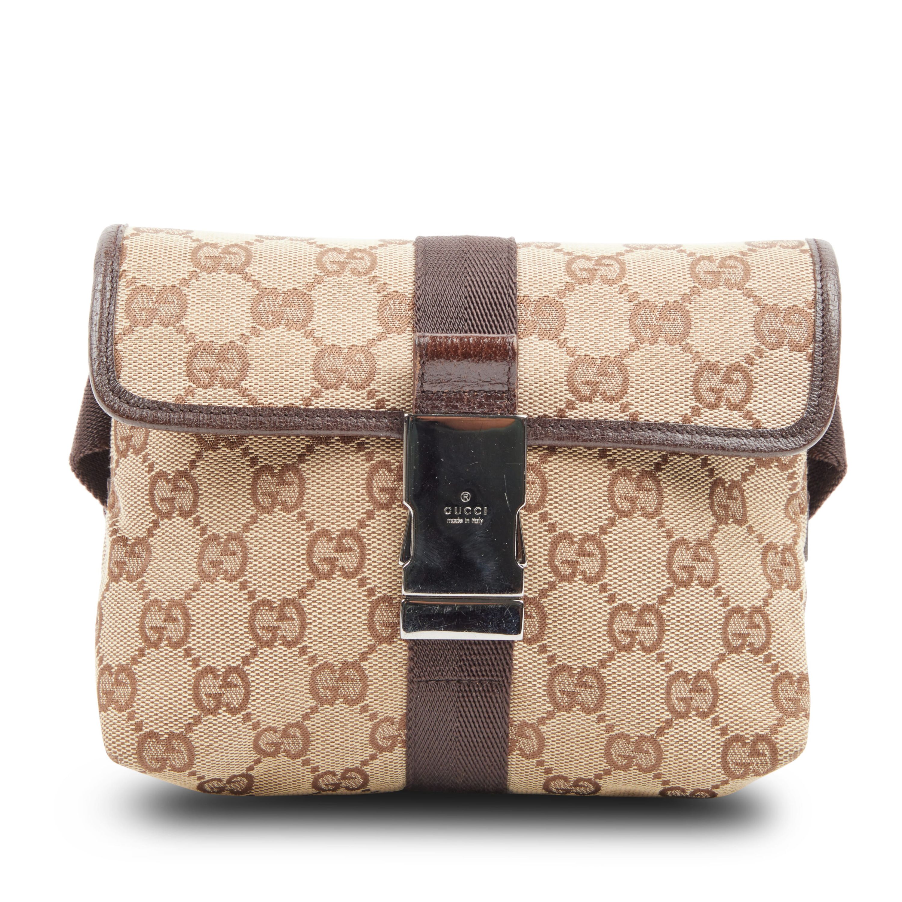 Gucci Waist Bag GG Canvas -FINAL SALE NO RETURNS