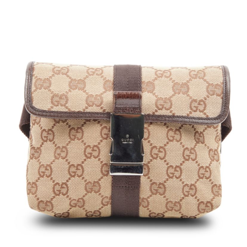 Gucci Waist Bag GG Canvas -FINAL SALE NO RETURNS