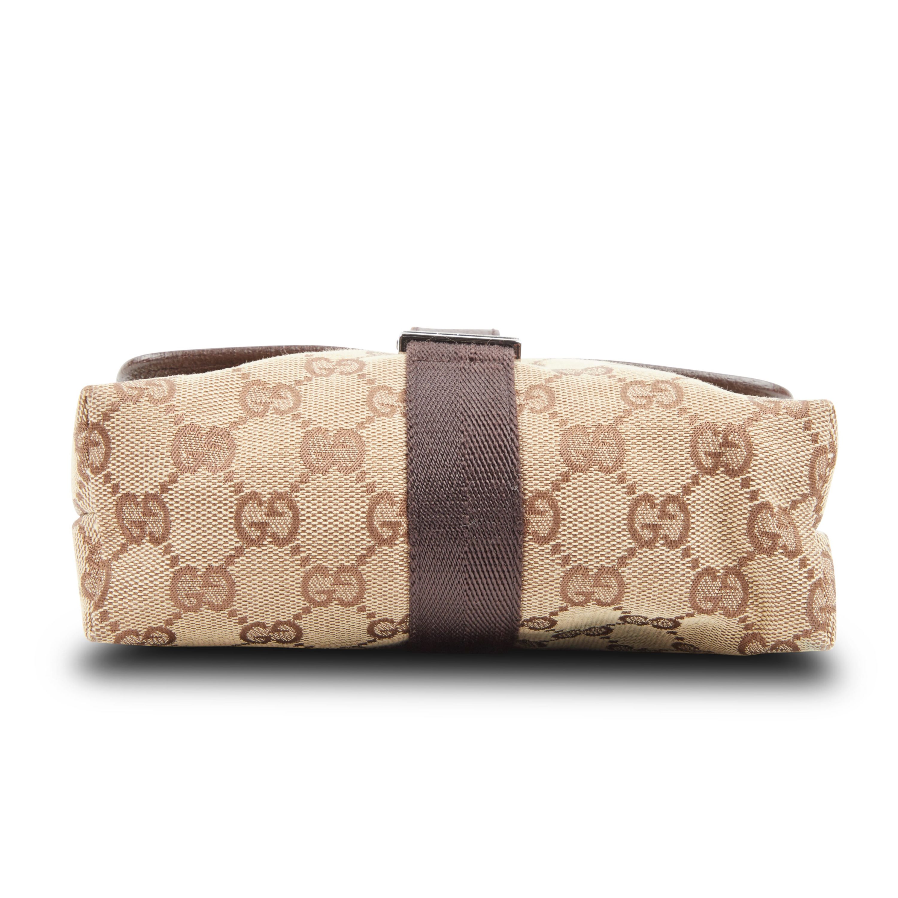 Gucci Waist Bag GG Canvas -FINAL SALE NO RETURNS