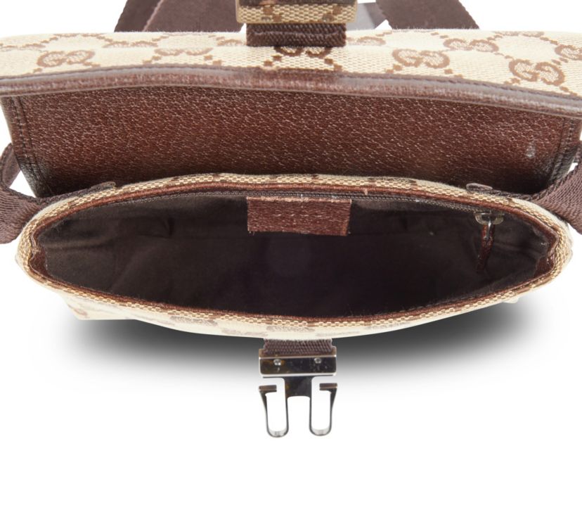 Gucci Waist Bag GG Canvas -FINAL SALE NO RETURNS