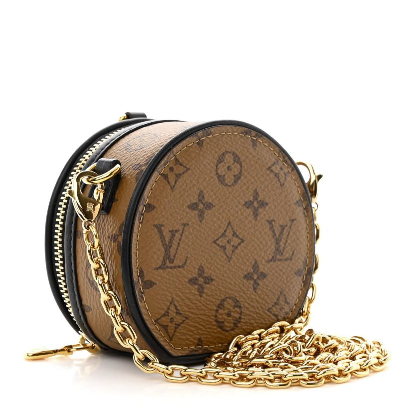 Louis Vuitton Reverse Monogram Boite Chapeau Necklace -FINAL SALE NO RETURNS