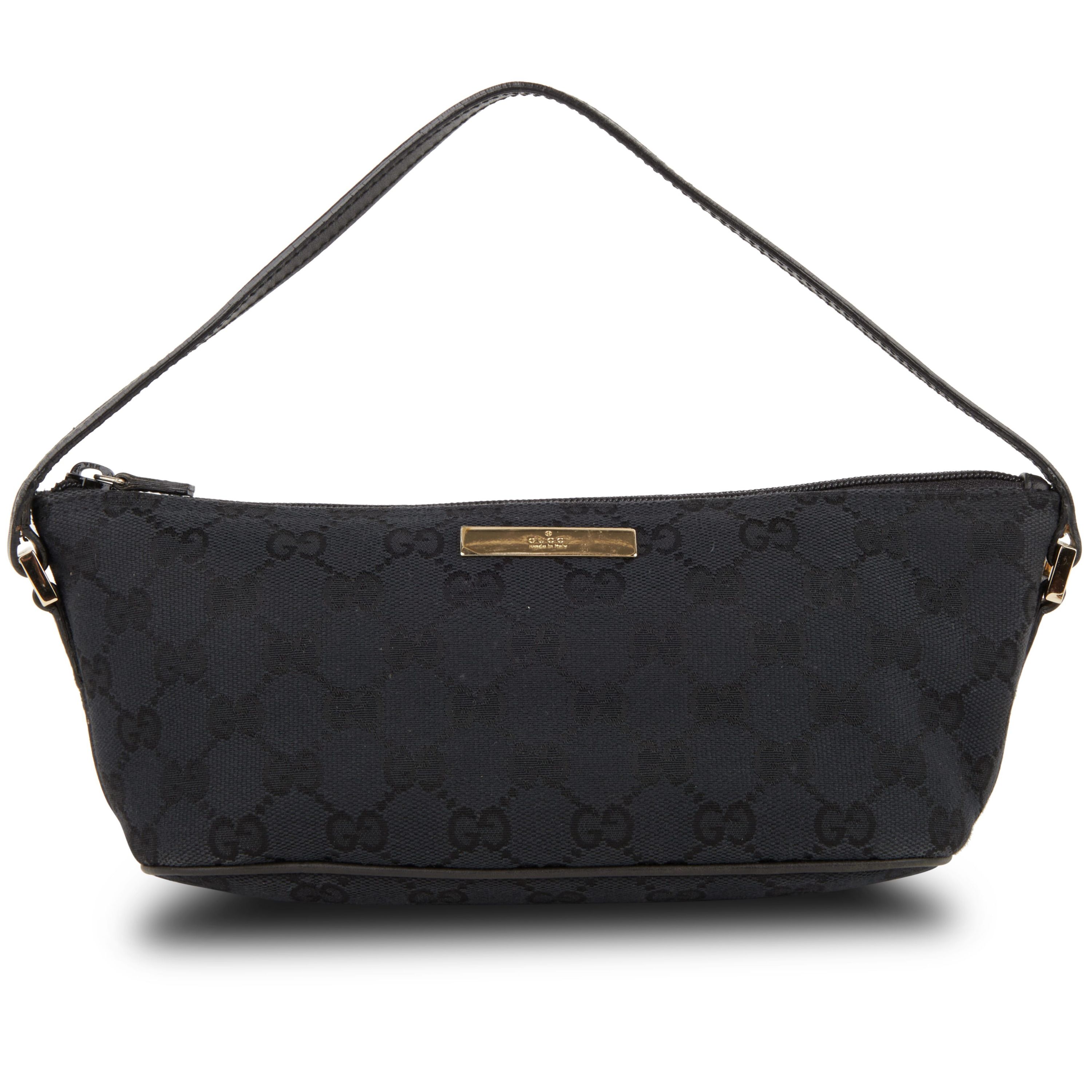 Gucci Boat Pochette GG Canvas -FINAL SALE NO RETURNS