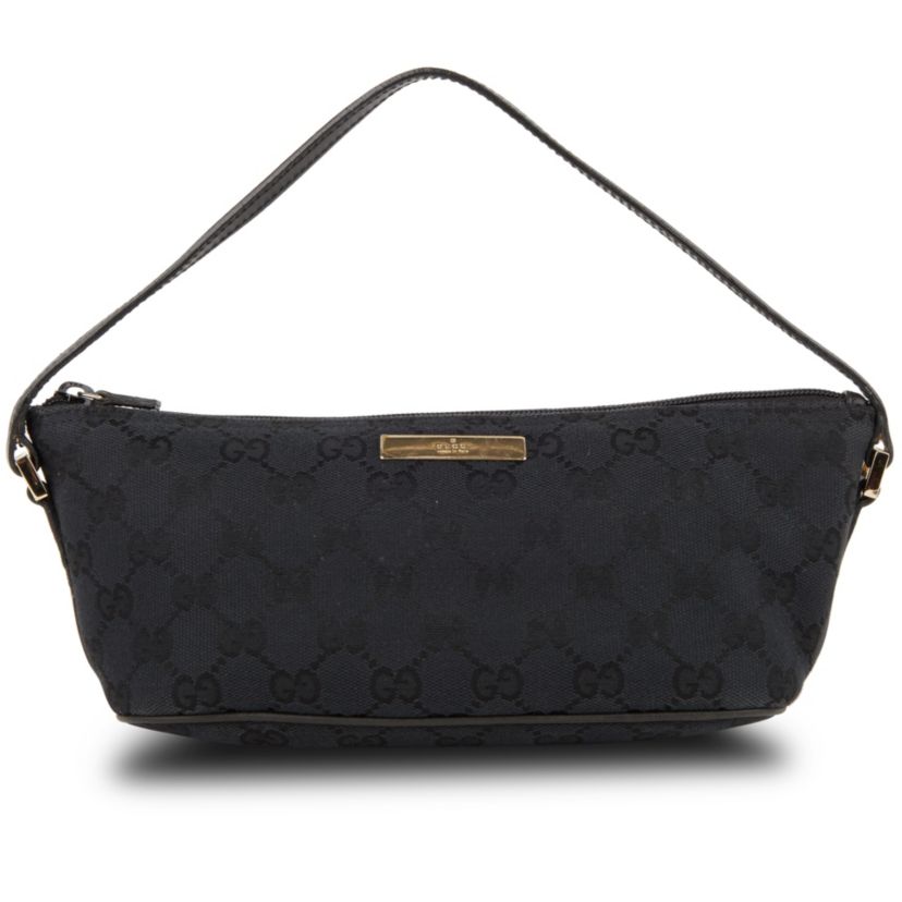 Gucci Boat Pochette GG Canvas -FINAL SALE NO RETURNS
