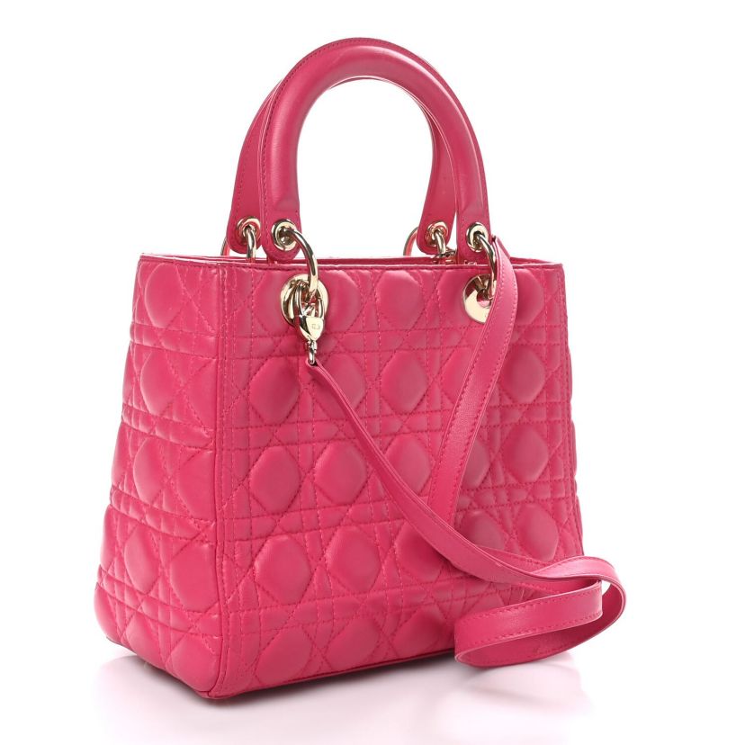Dior Lady Dior GHW Medium Cannage -FINAL SALE NO RETURNS
