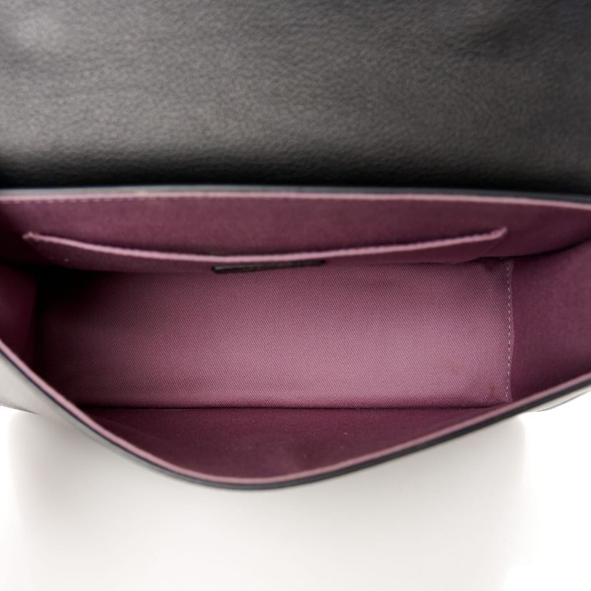 Versace Grained Calfskin La Medusa Mini Top Handle Tote Black -FINAL SALE NO RETURNS