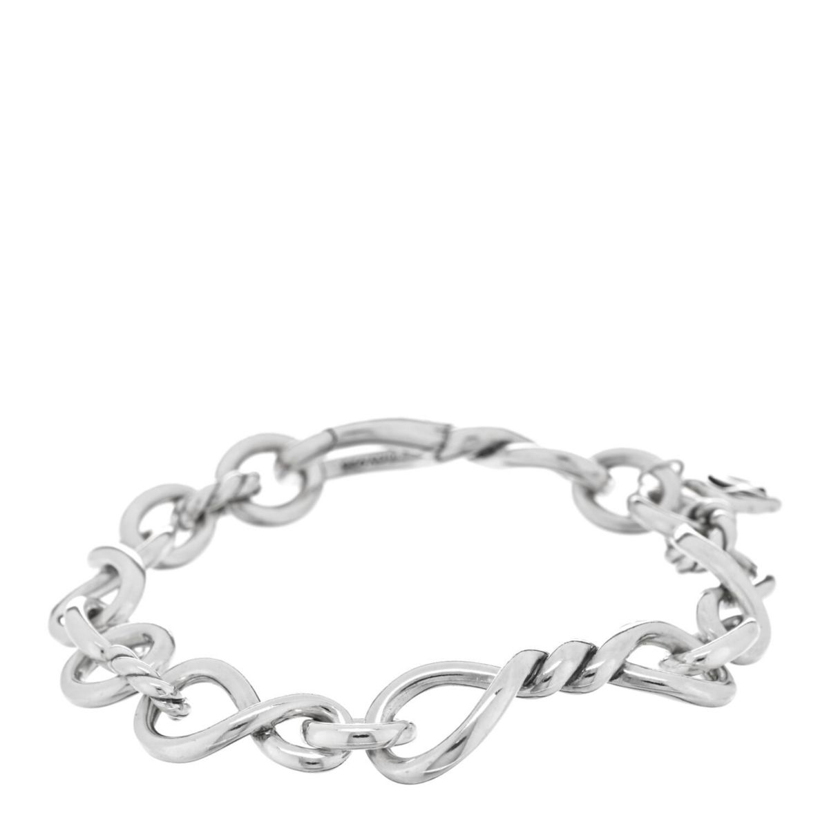 David Yurman Sterling Silver Medium Continuance Chain Bracelet -FINAL SALE NO RETURNS