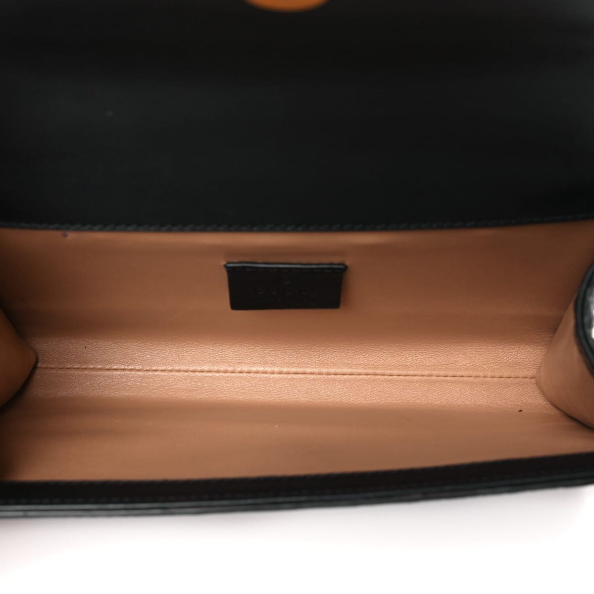 Gucci Crocodile Embossed Dragon Top Handle Shoulder Bag Black -FINAL SALE NO RETURNS