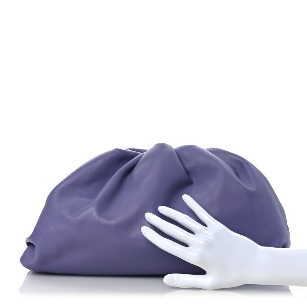 Bottega Veneta Smooth Butter Calf The Pouch Oversized Clutch Lavender -FINAL SALE NO RETURNS