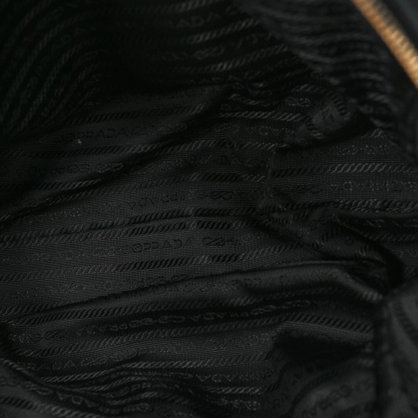 Prada Tessuto Nylon Soft Calf Tote Black -FINAL SALE NO RETURNS