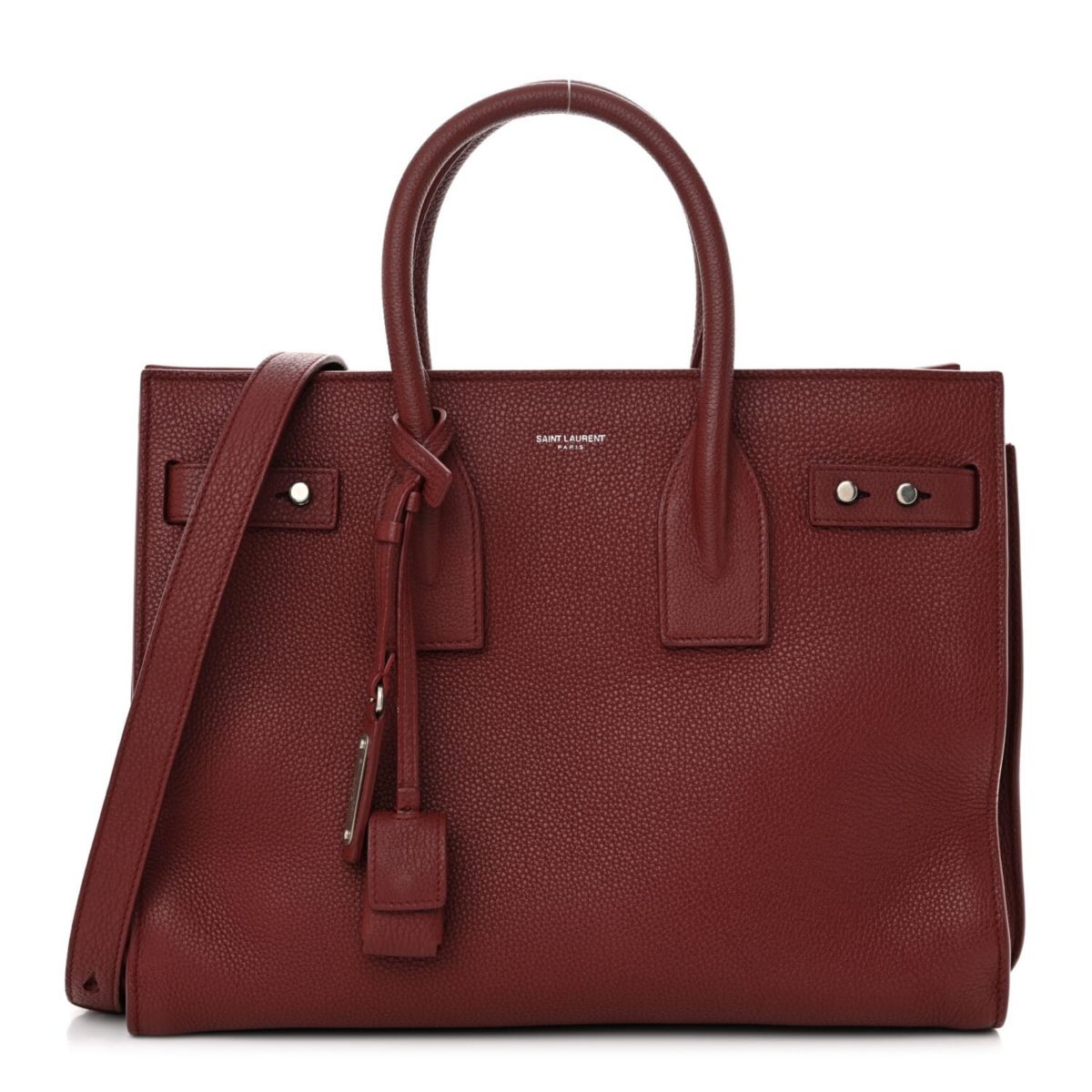 Saint Laurent Sac de Jour Grained Calfskin Small Green -FINAL SALE NO RETURNS